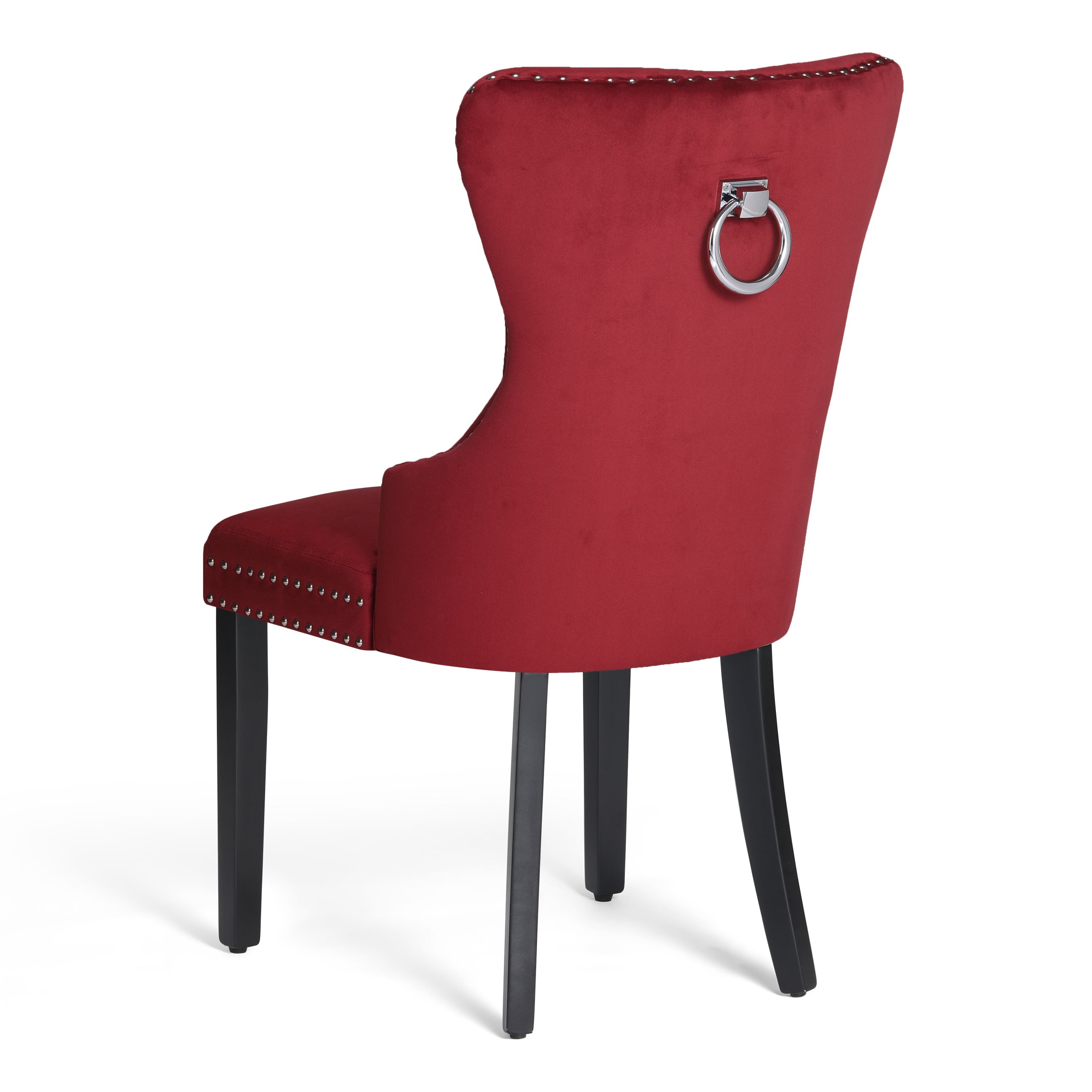 Hank Velvet Upholstered Tufted Dining Chairs (Set of 6)