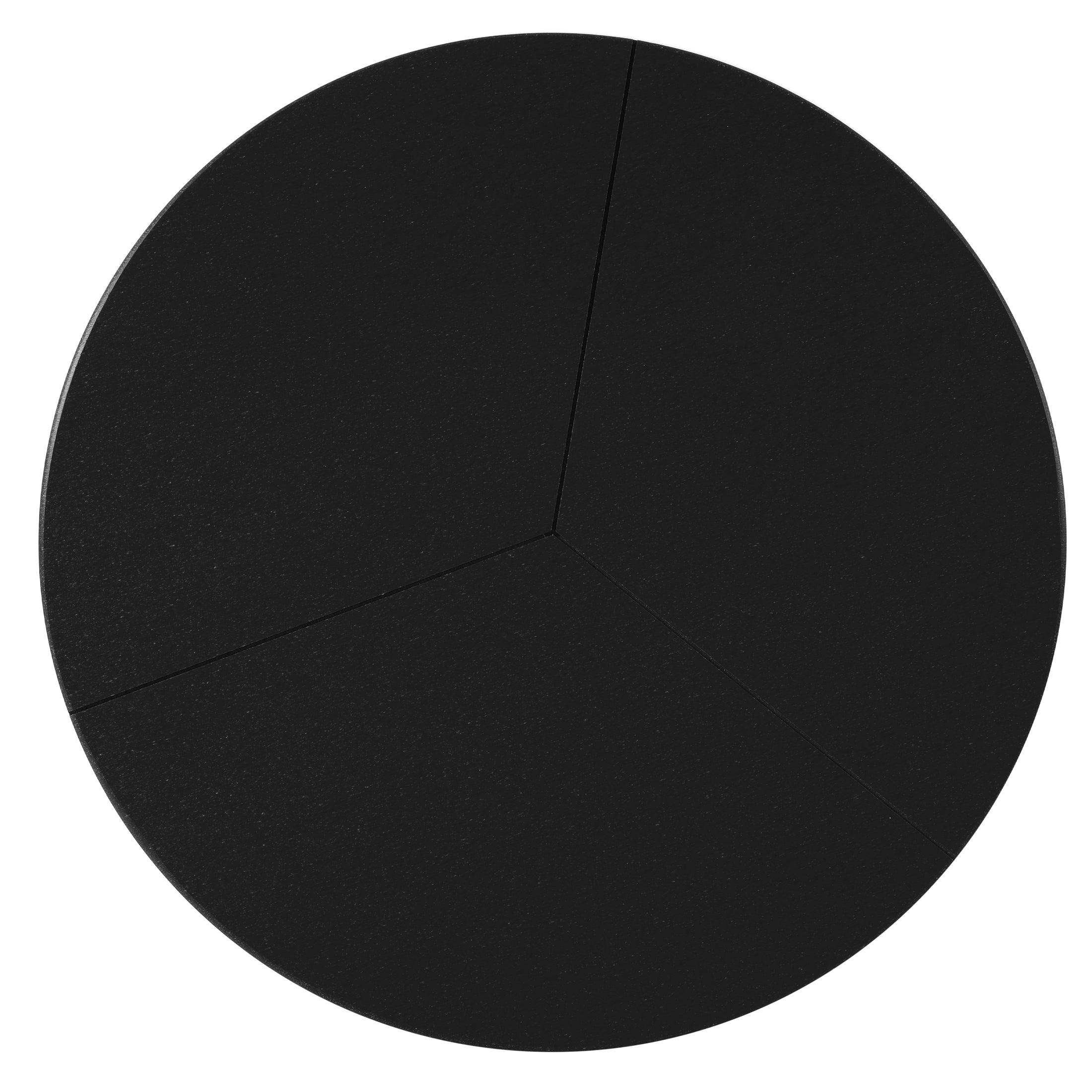 Seaside HDPE Plastic Outdoor Round Adirondack Patio Side Table