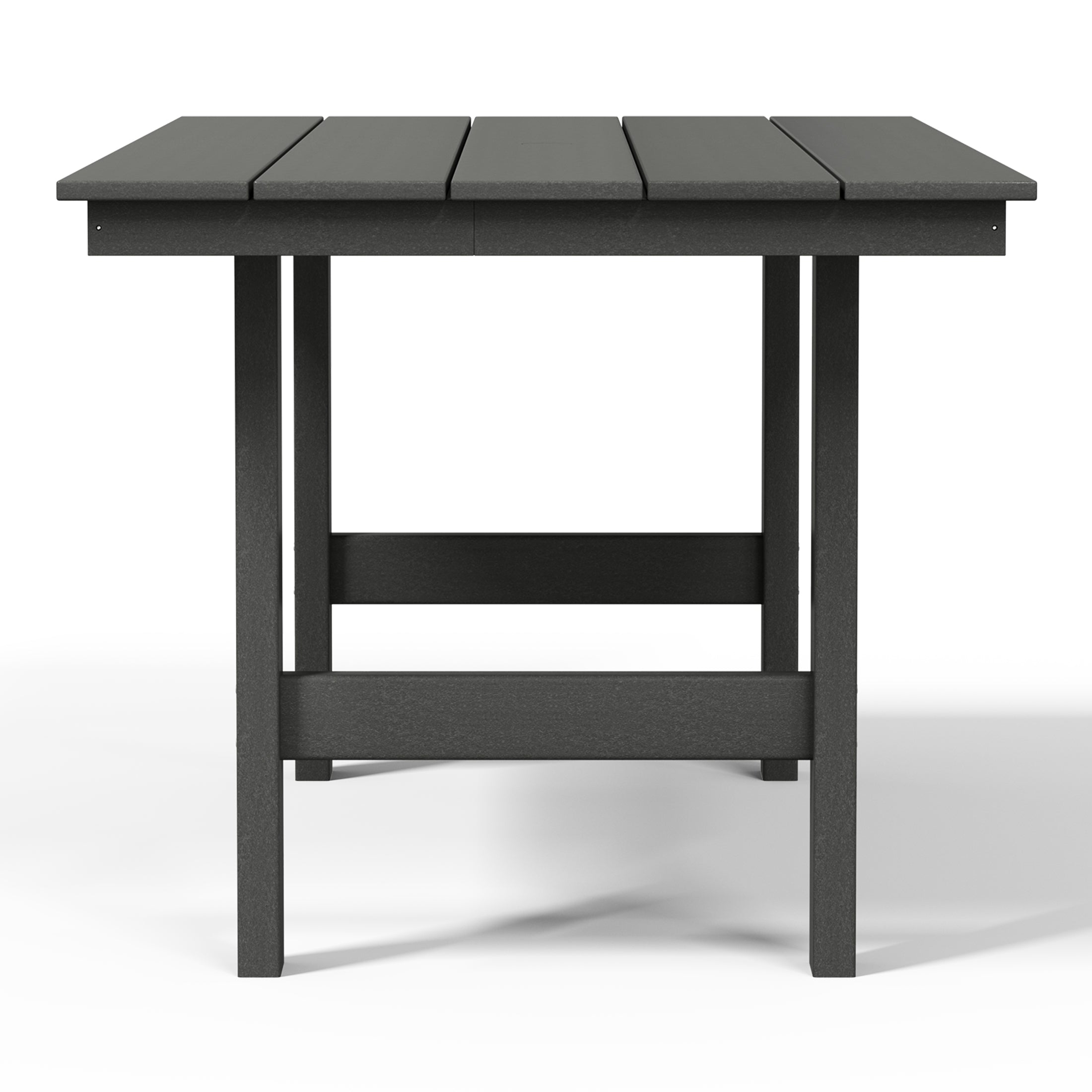 Palms 6-Piece Outdoor HDPE Patio Dining Table Set with Bench
