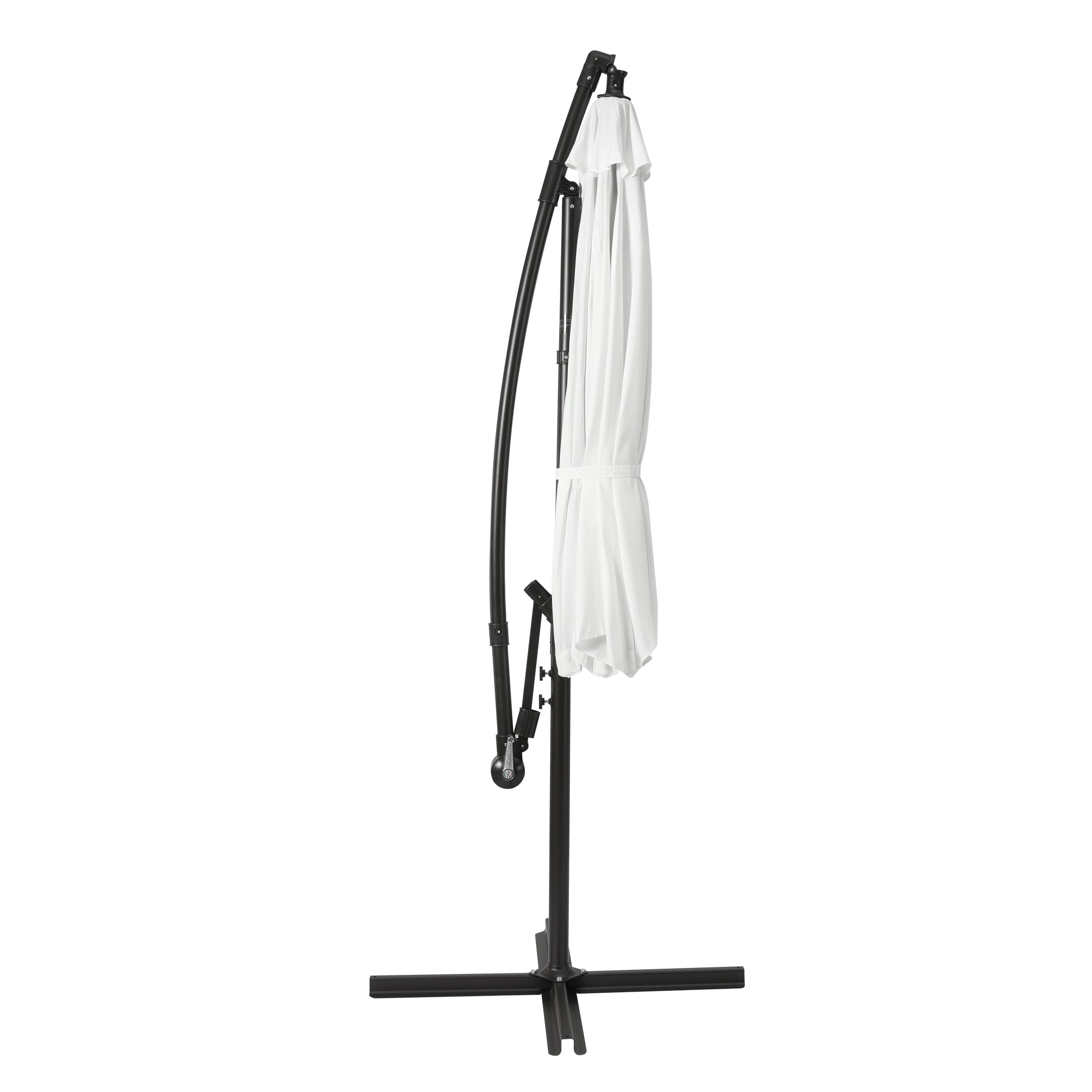 Elm 10 ft. Outdoor / Patio Cantilever Hanging Umbrella