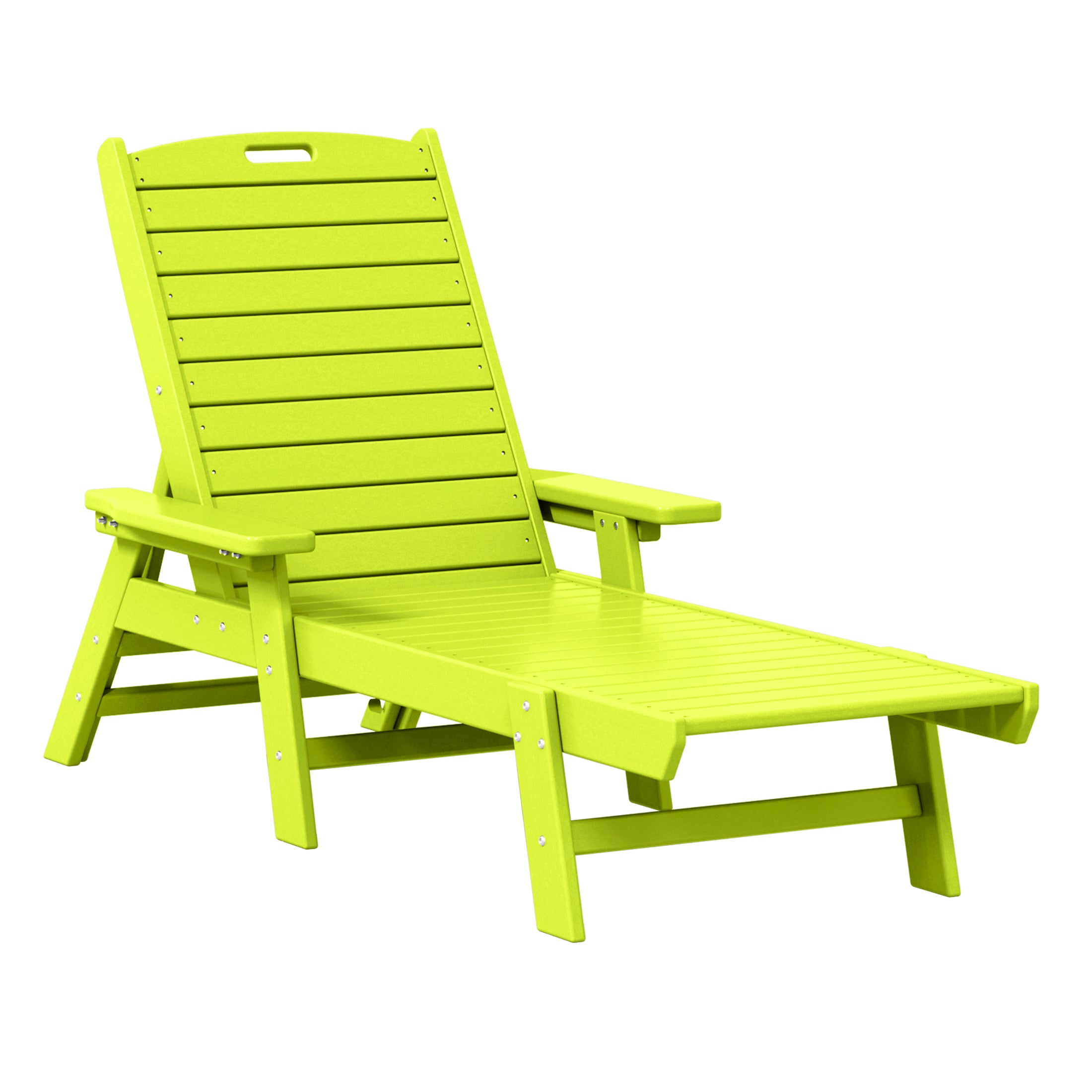 Paradise Poly Reclining Chaise Lounge (Set Of 2)