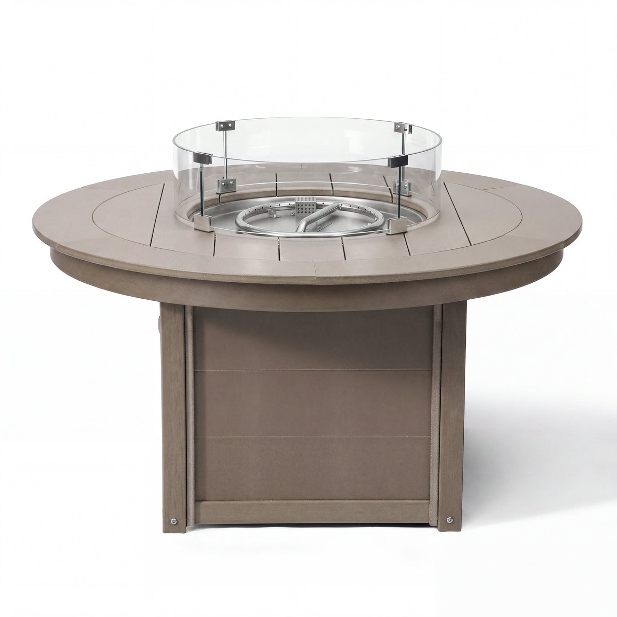 Sol 47" Modern Outdoor 55,000 BTU Patio Propane Round Fire Pit Table