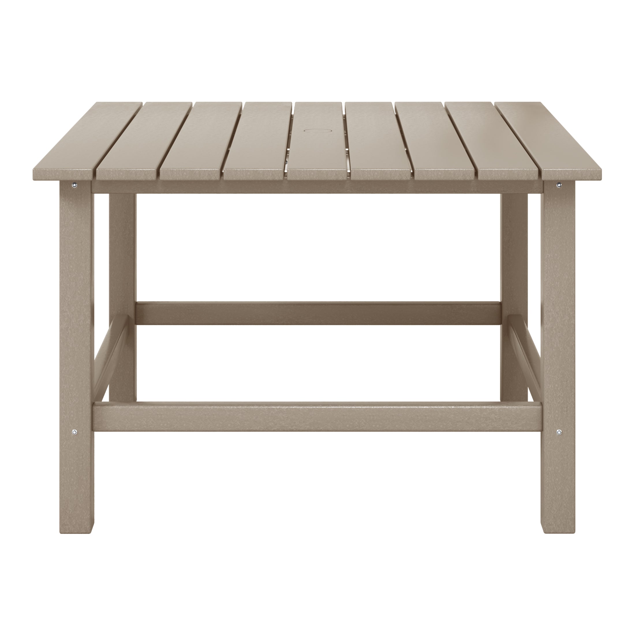 Paradise Kids Outdoor Patio Furniture HDPE Square Dining Table