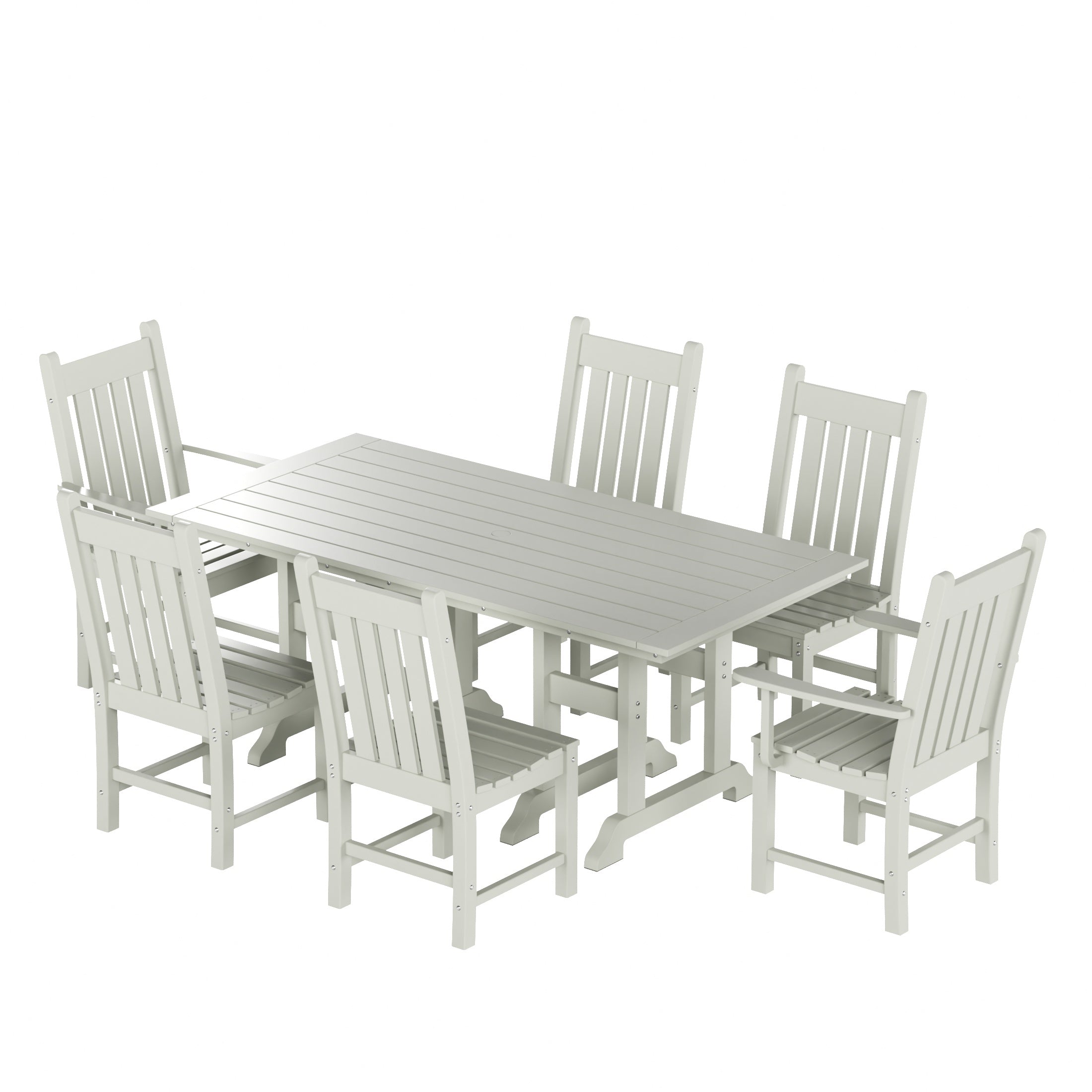 Paradise 7 Piece Outdoor Patio Dining Set Outdoor Table and Chair Set