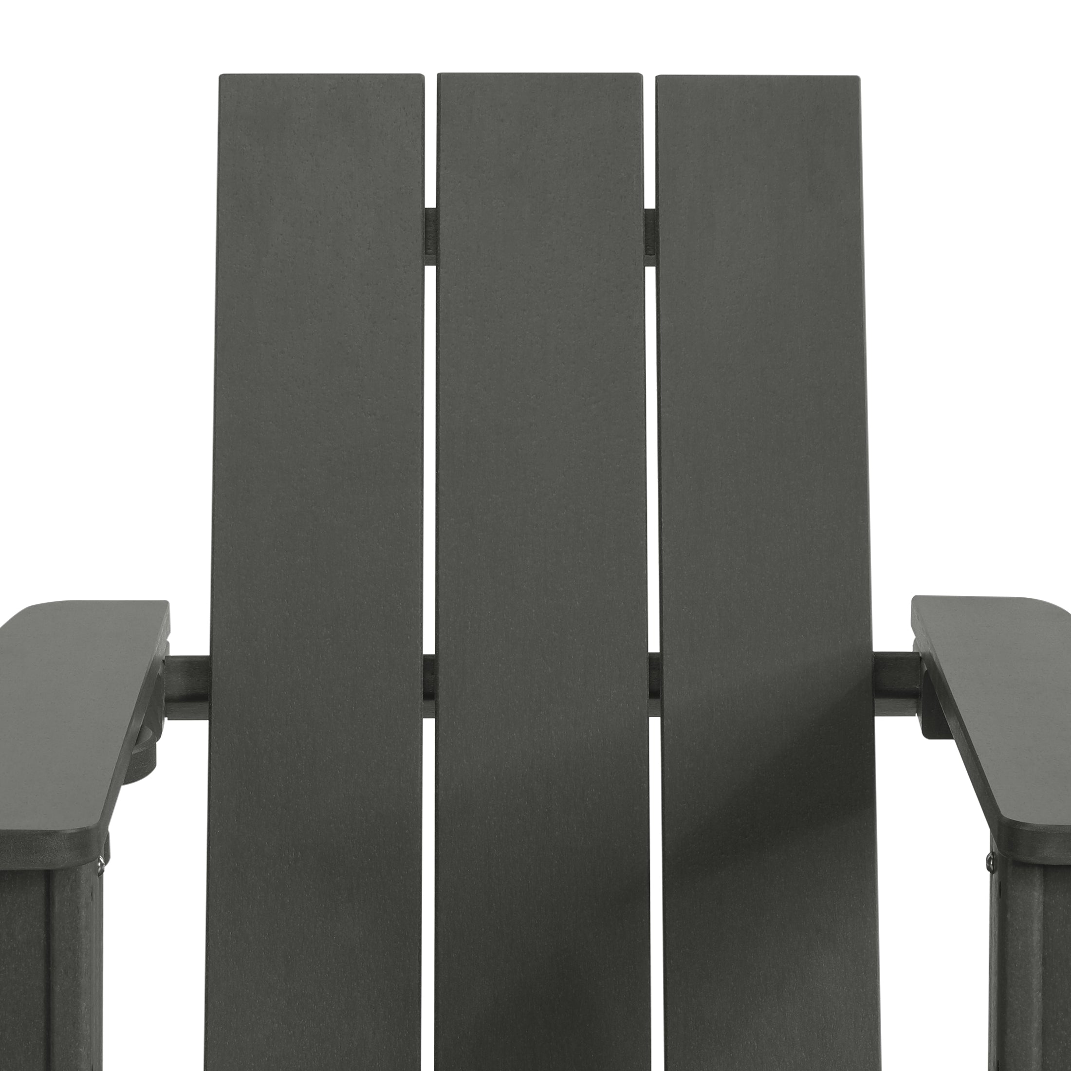Palms Outdoor HDPE Plastic Preschool Toddler Modern Adirondack Rocking Chairs (Set of 2)