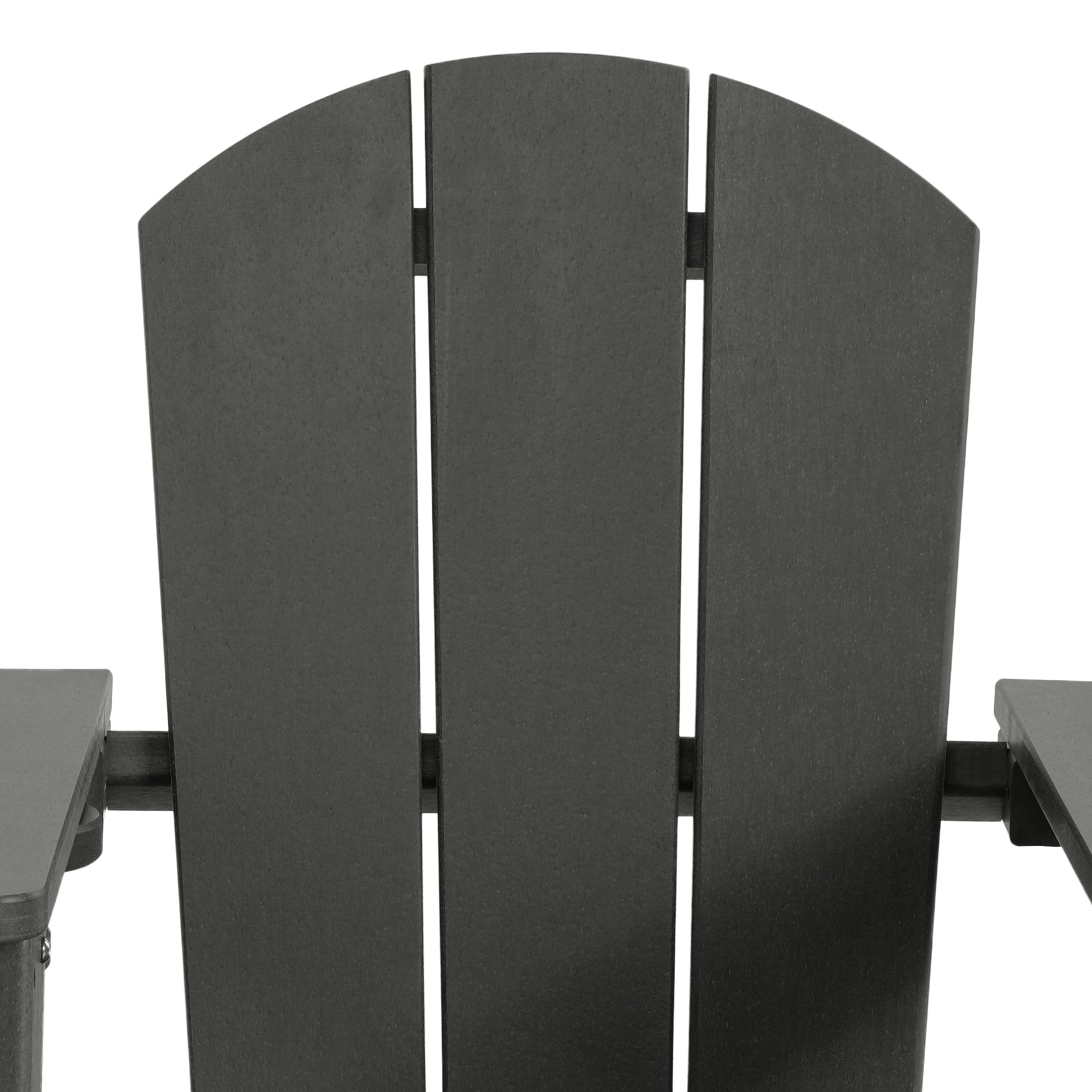 Paradise Outdoor HDPE Plastic Preschool Toddler Classic Adirondack Rocking Chairs (Set of 2)