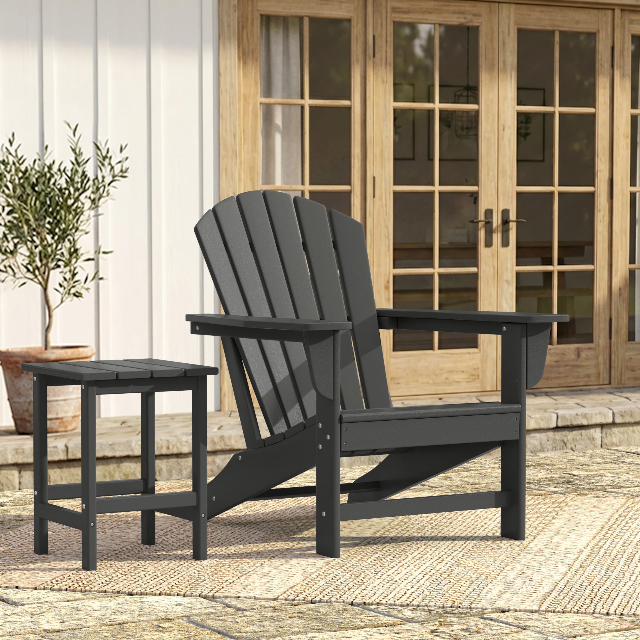 ADIRONDACK アウトドアチェア ブラック Amazon.co.jp: ADIRONDACK(アディロンダック) スモール キャンパーズ