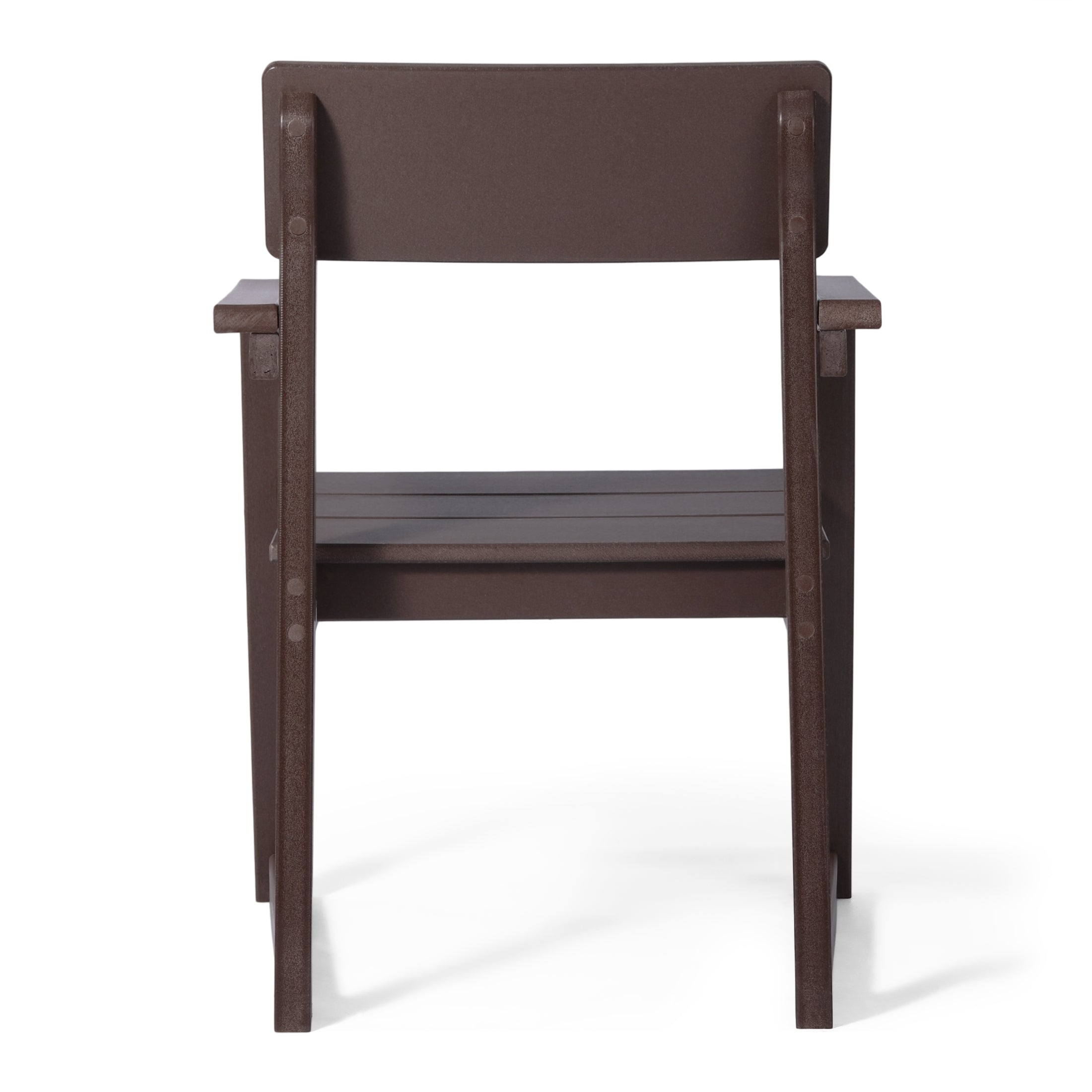 Cambria Modern HDPE Outdoor Patio Dining Arm Chairs (Set of 2)
