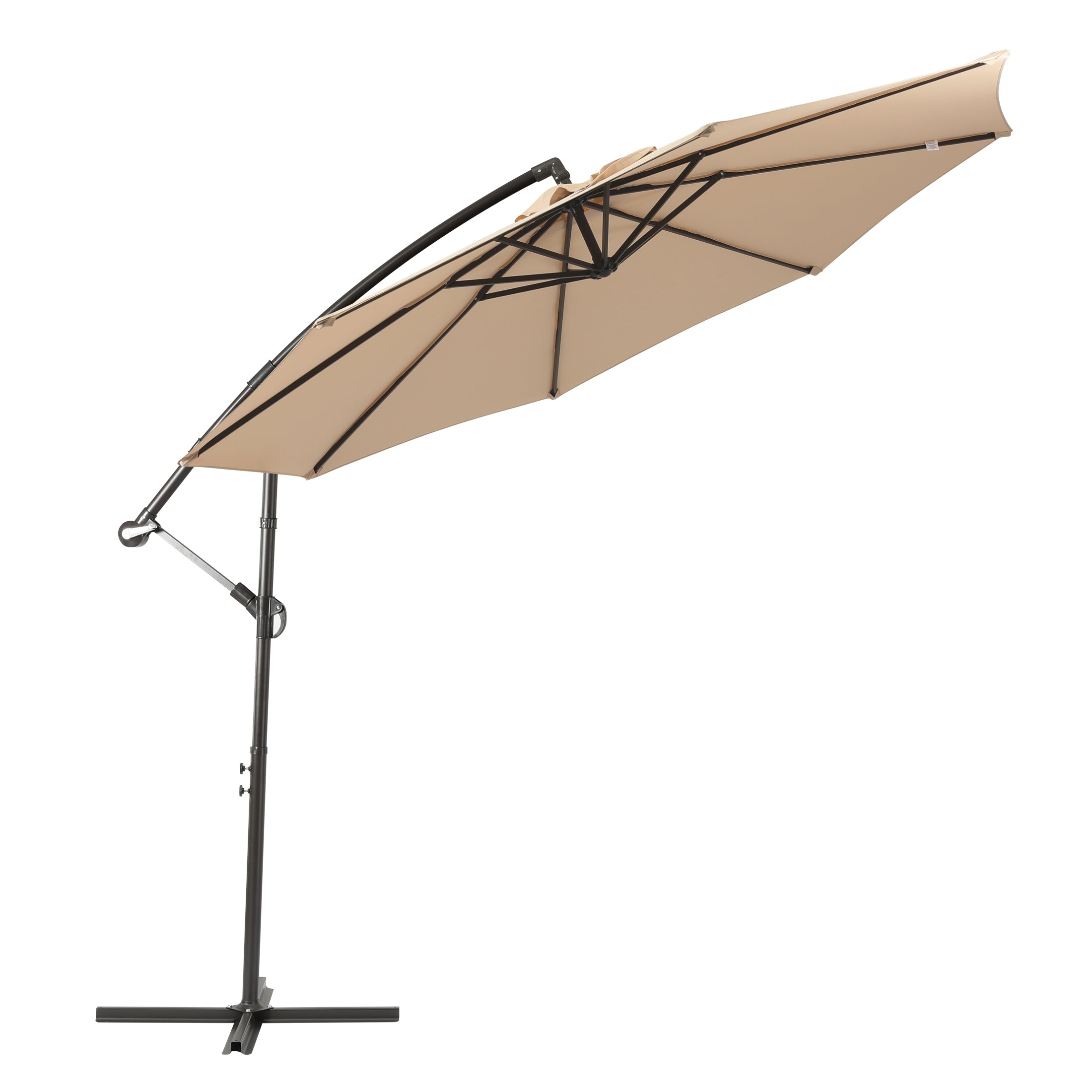 Elm 10 ft. Outdoor / Patio Cantilever Hanging Umbrella