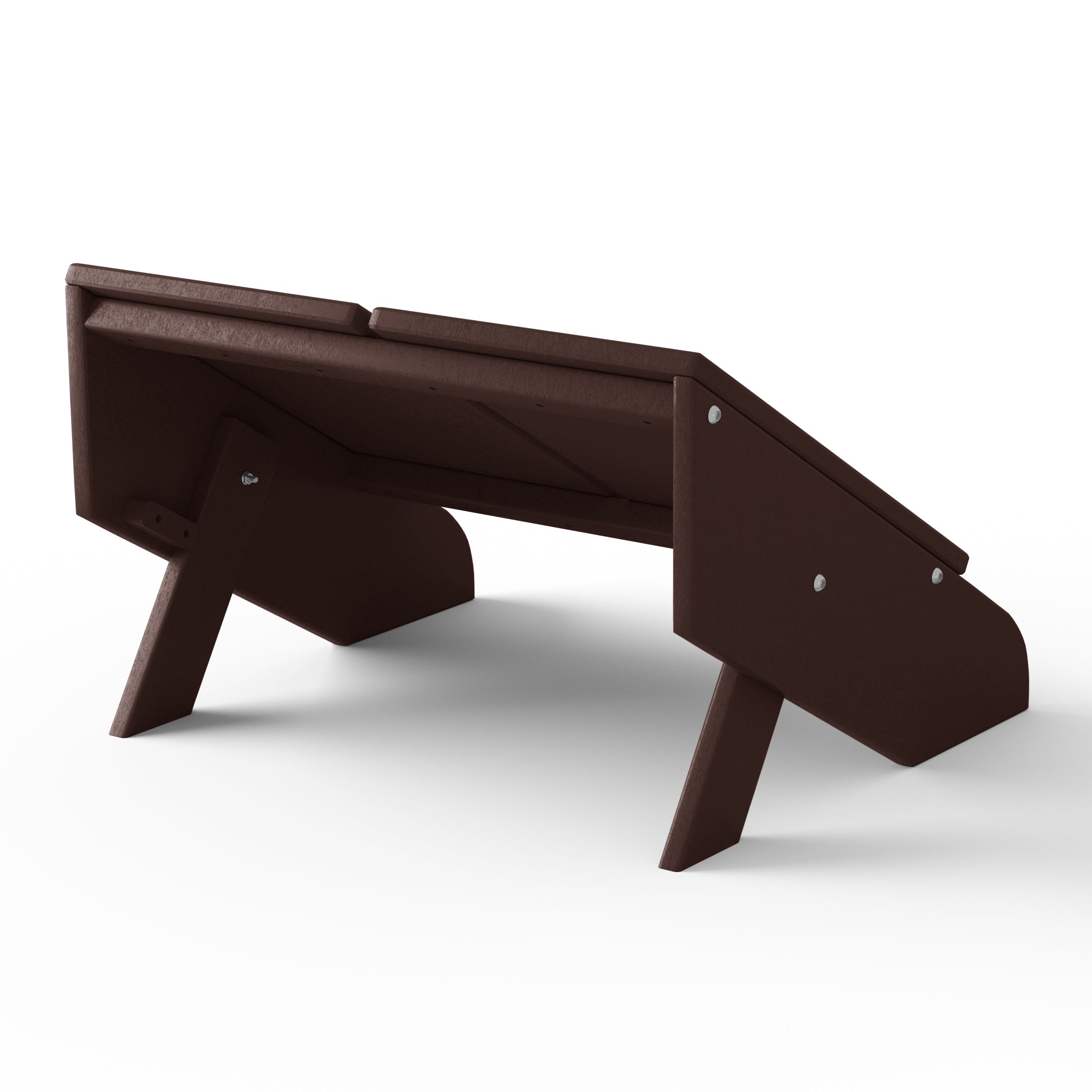 Seaview Modern HDPE Plastic Folding Patio Adirondack Ottoman