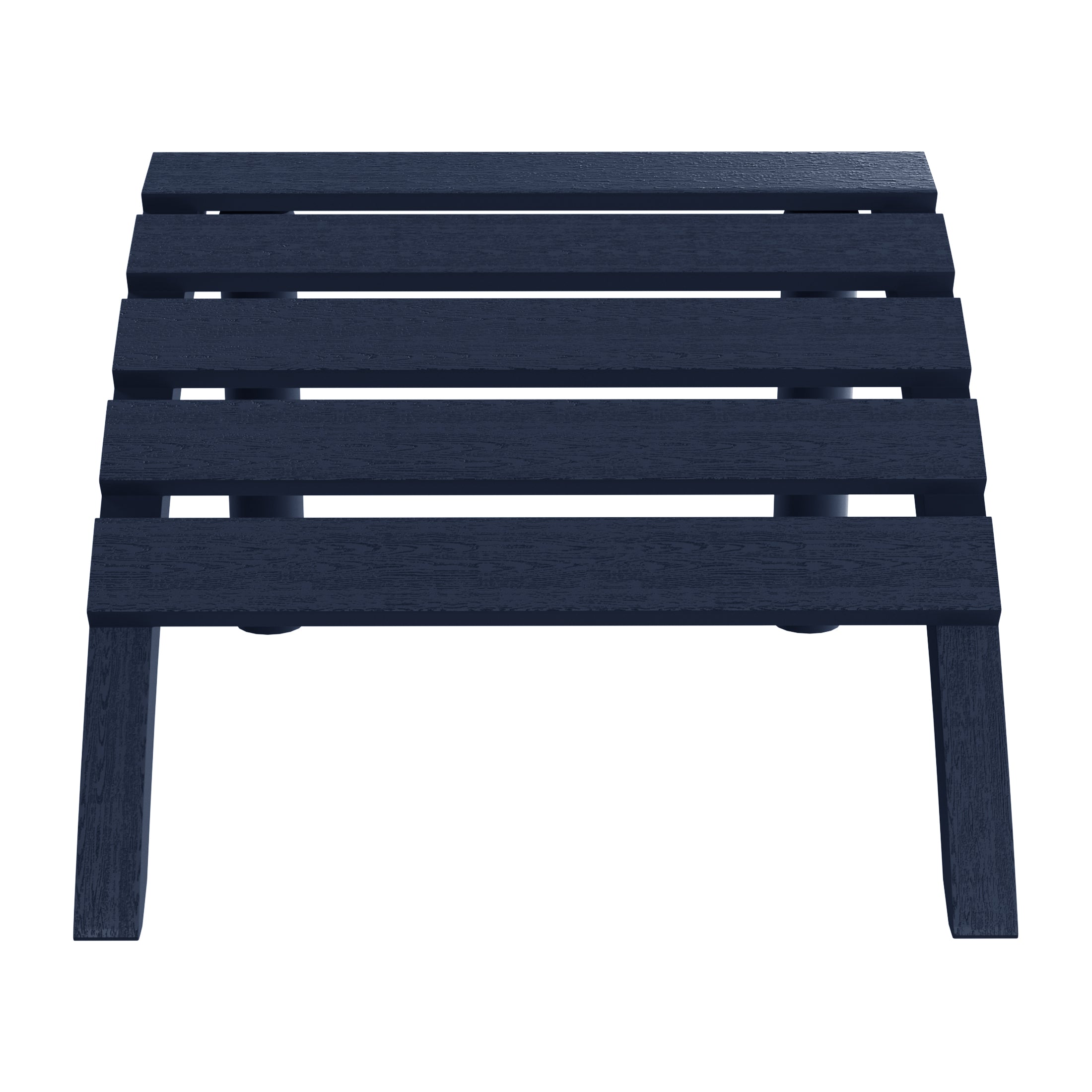Cayman Outdoor Patio HDPE Adirondack Ottoman Footrest