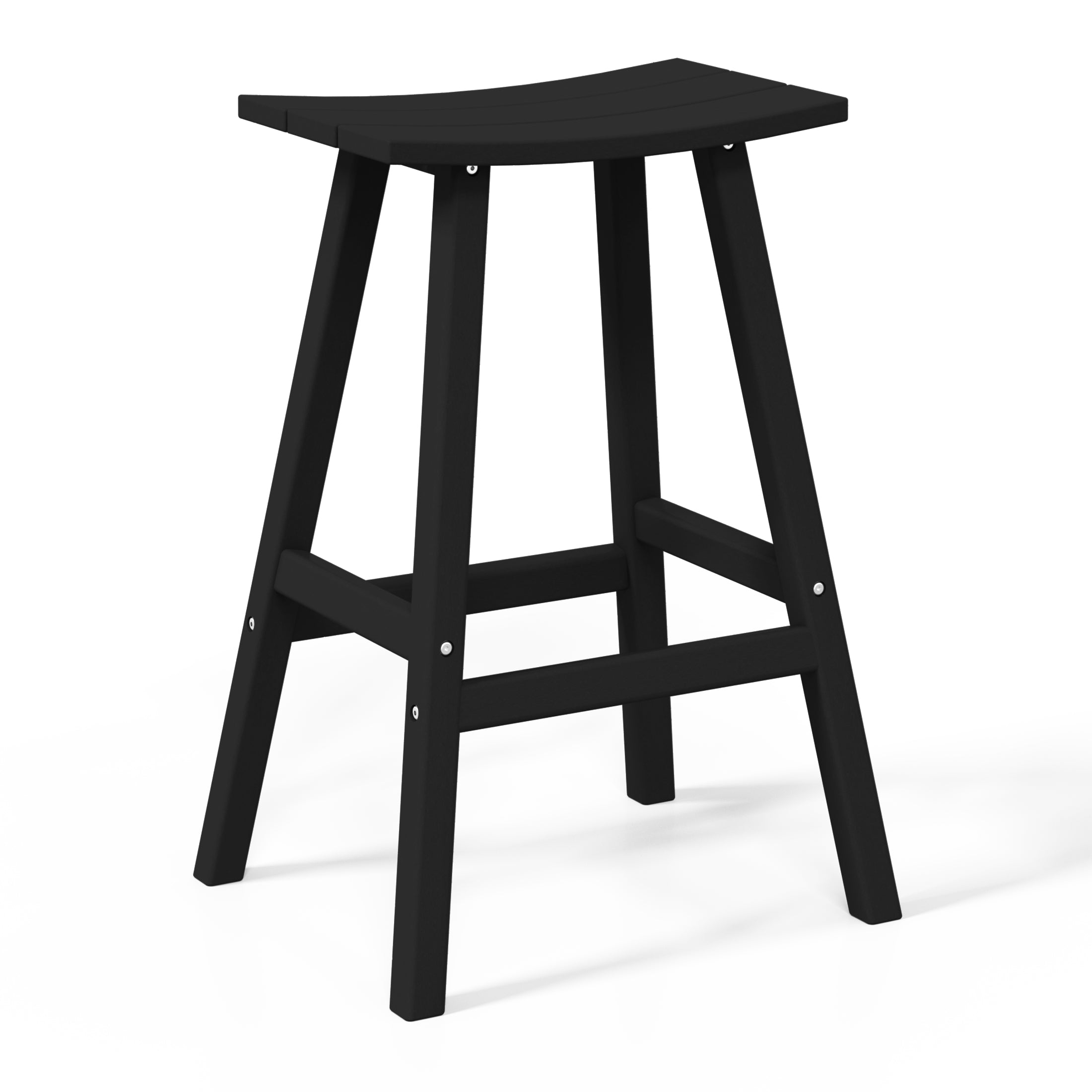 Paradise Westintrends 2 piece set of 29" height Outdoor / Patio Saddle bar stools