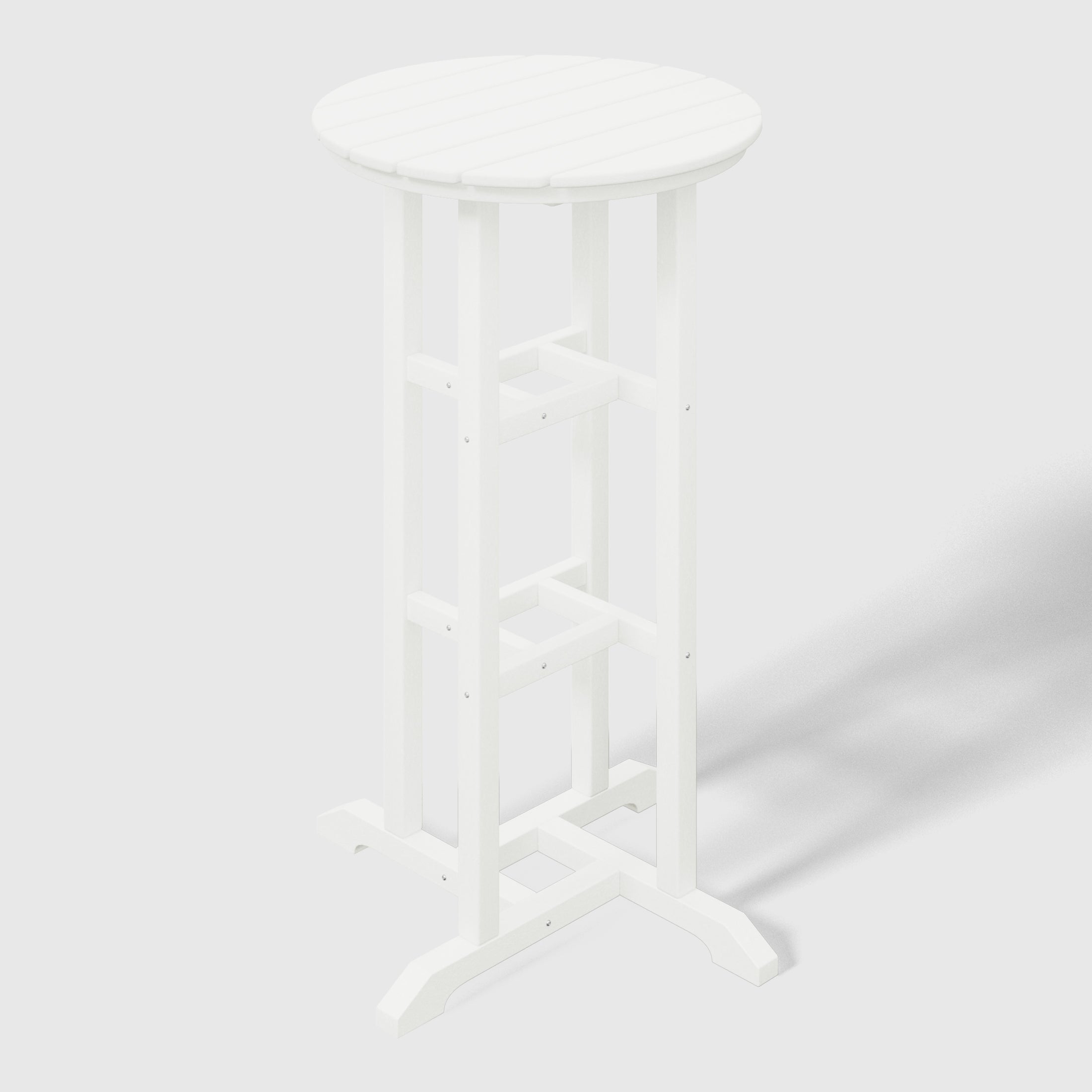 Paradise Outdoor Patio Bar Height Table and Bar Stool 4-Piece Dining Set