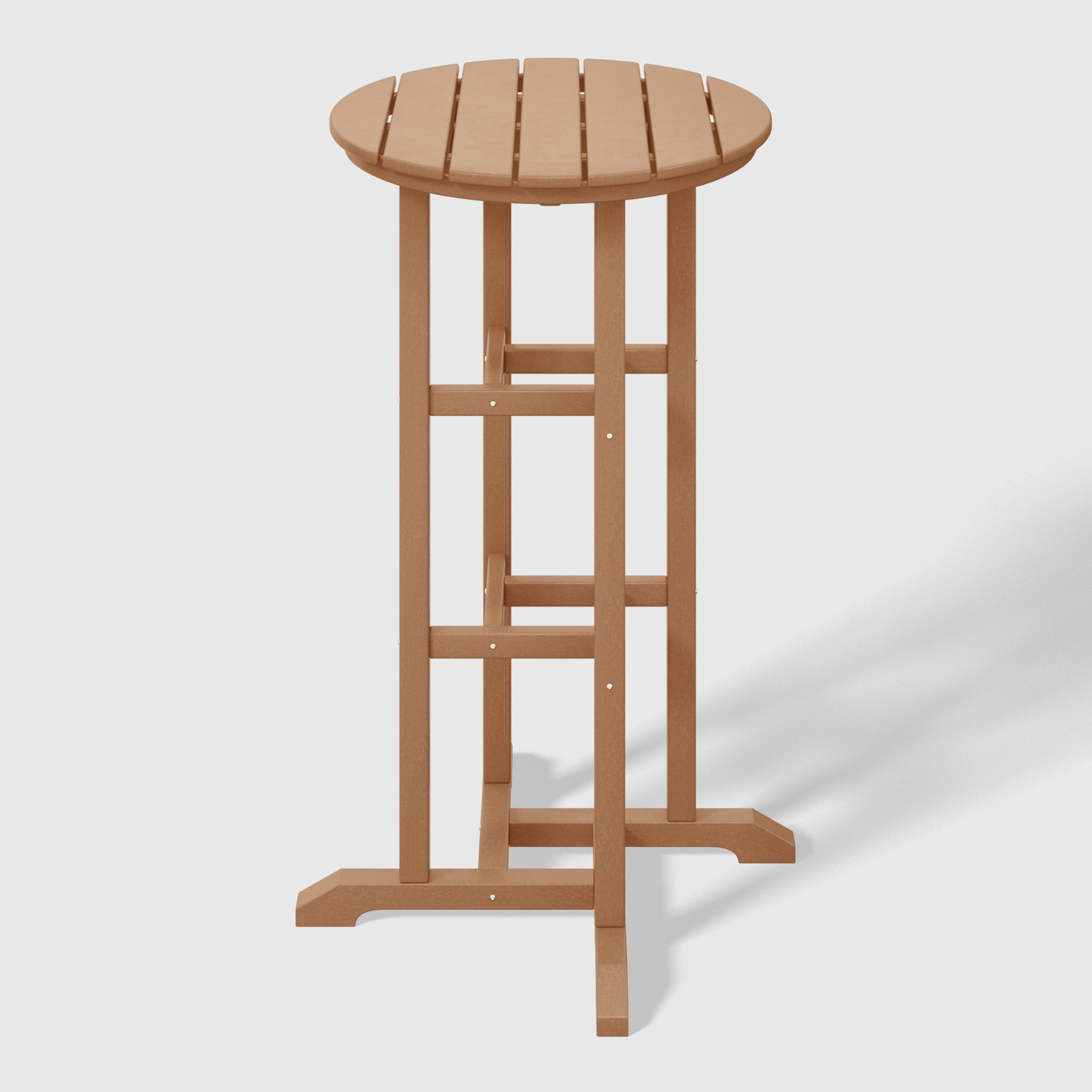 Paradise Outdoor Patio Bar Height Table and Bar Stool 4-Piece Dining Set
