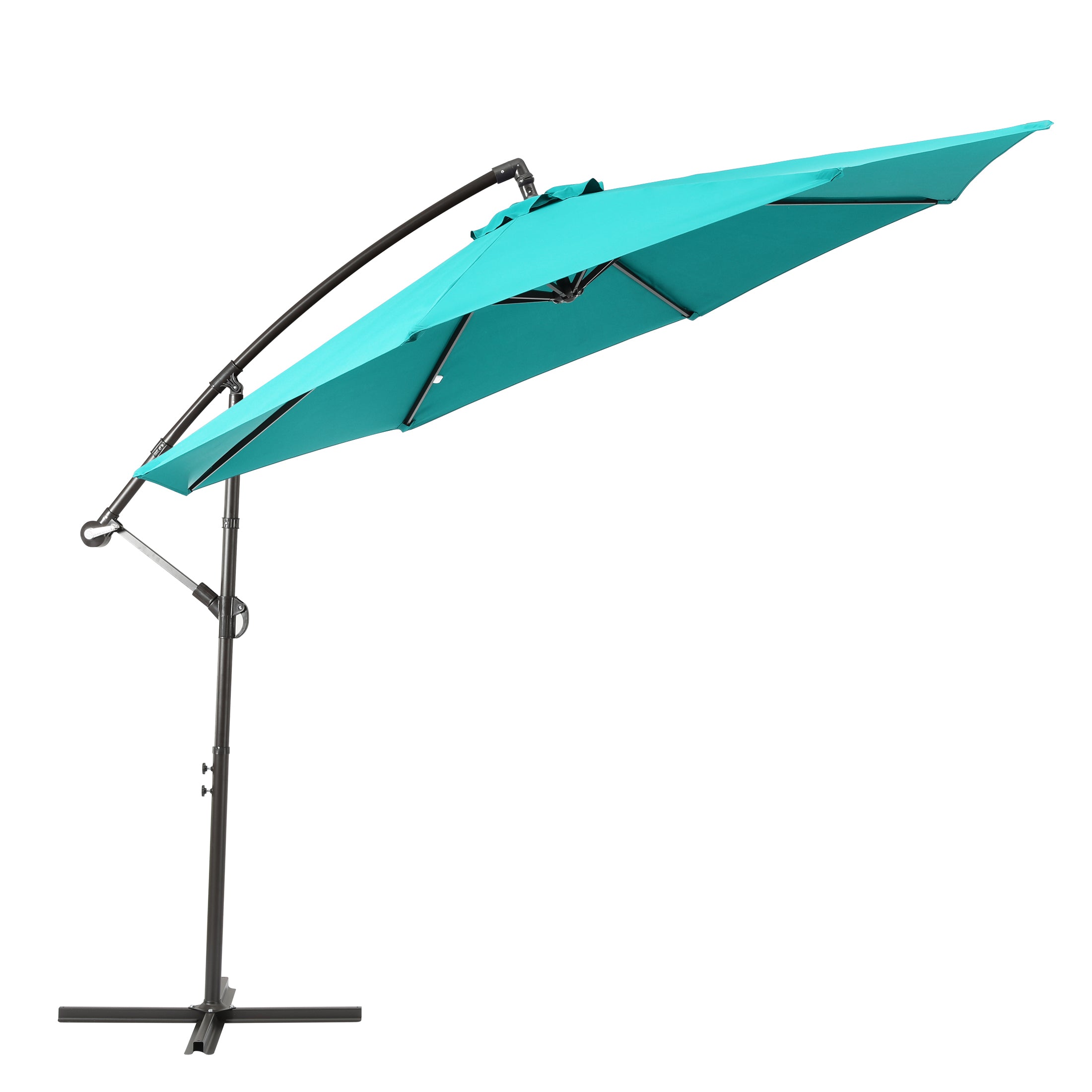 Elm 10 ft. Outdoor / Patio Cantilever Hanging Umbrella
