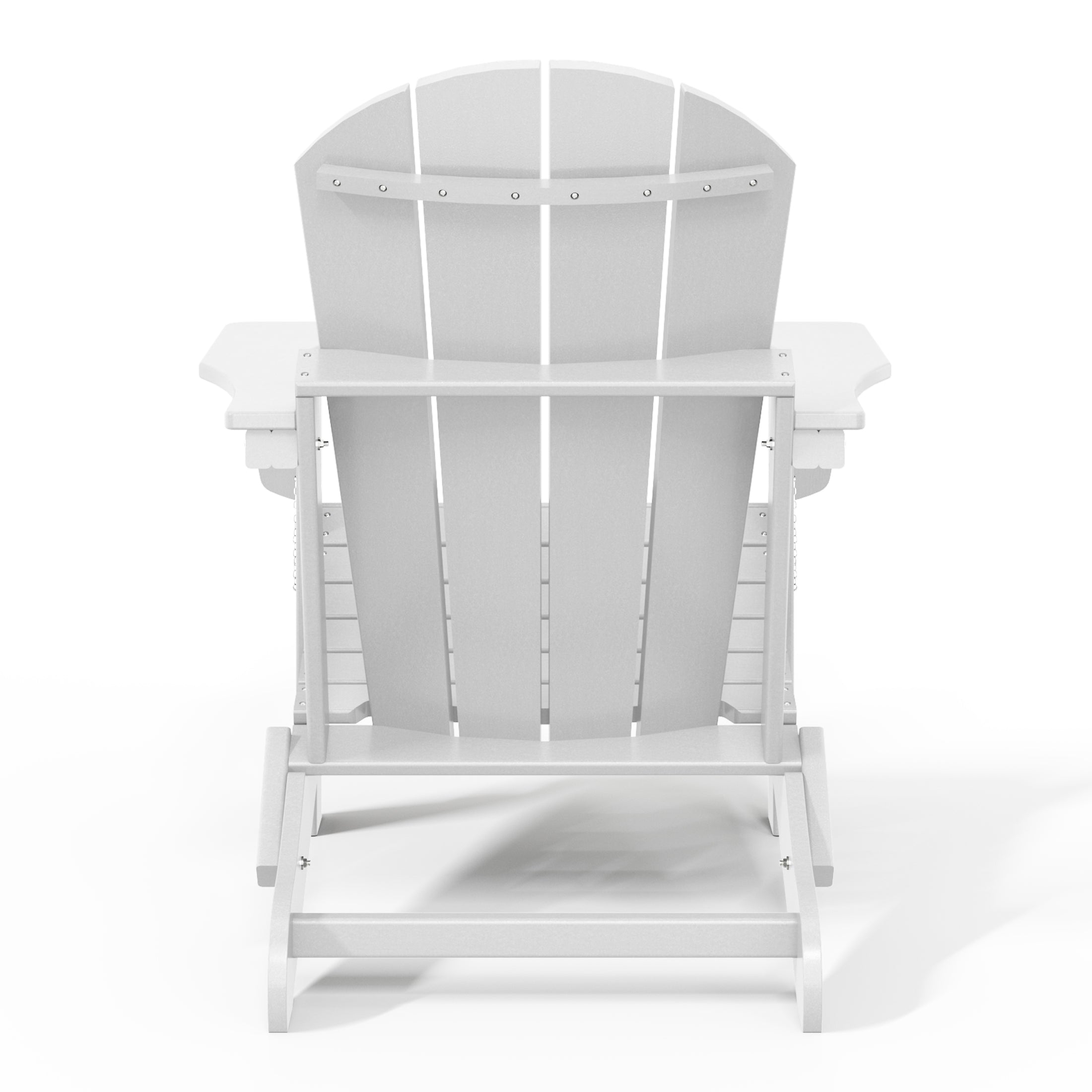 Paradise HDPE Outdoor Patio Folding Poly Adirondack Chair