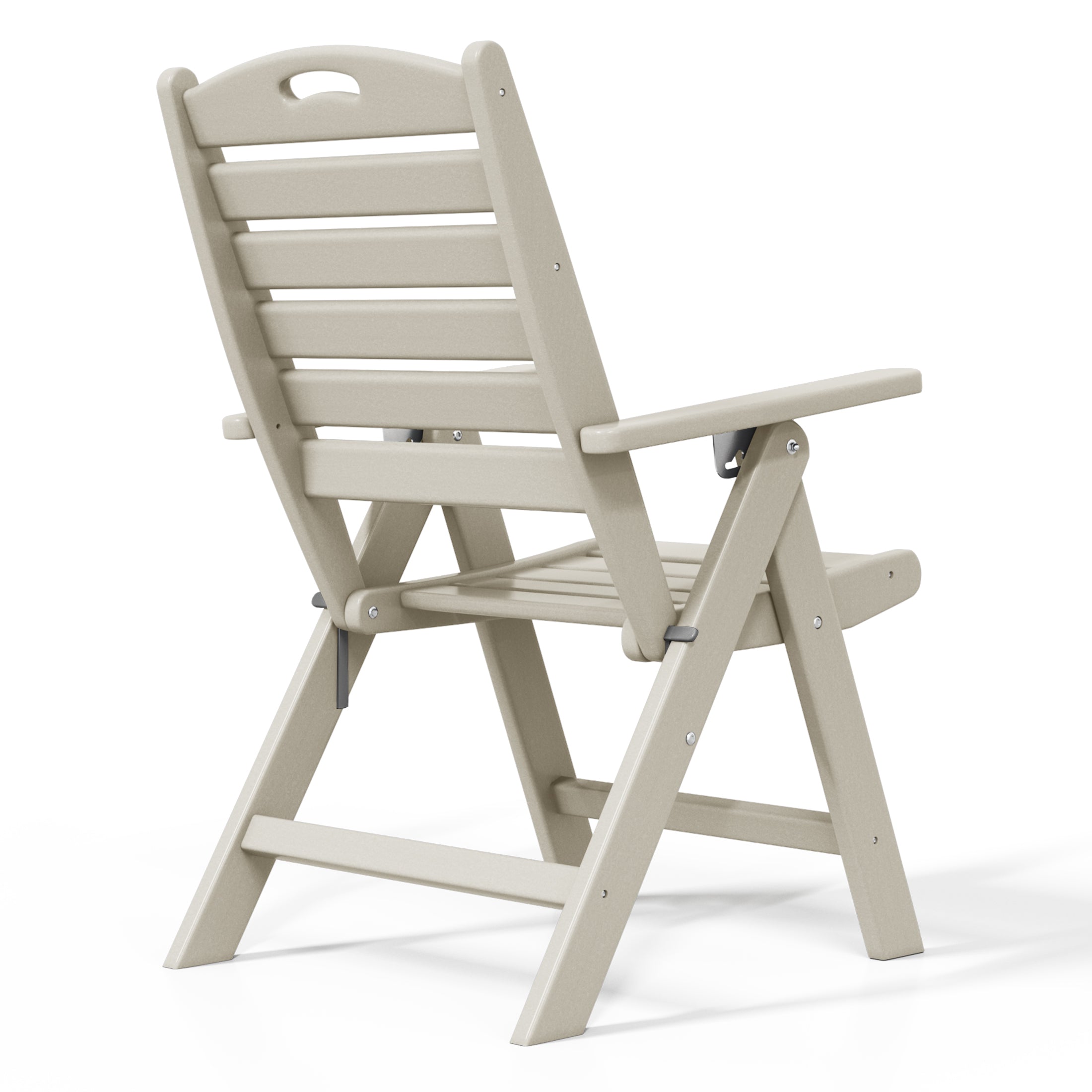 Paradise HDPE Adjustable Highback Folding Patio Dining Chair