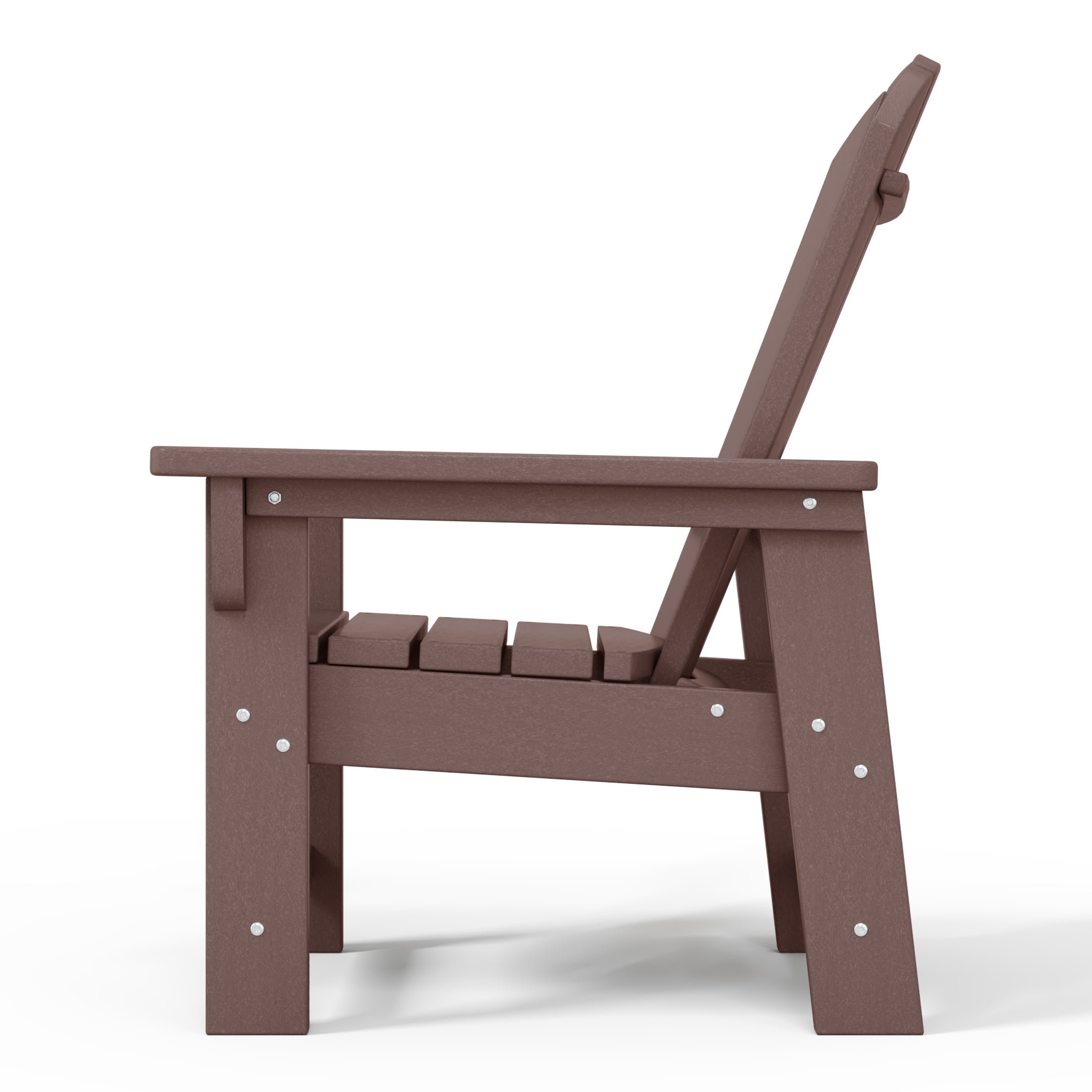 Paradise Kids Outdoor Adirondack Plastic Patio Chair (Set of 2)