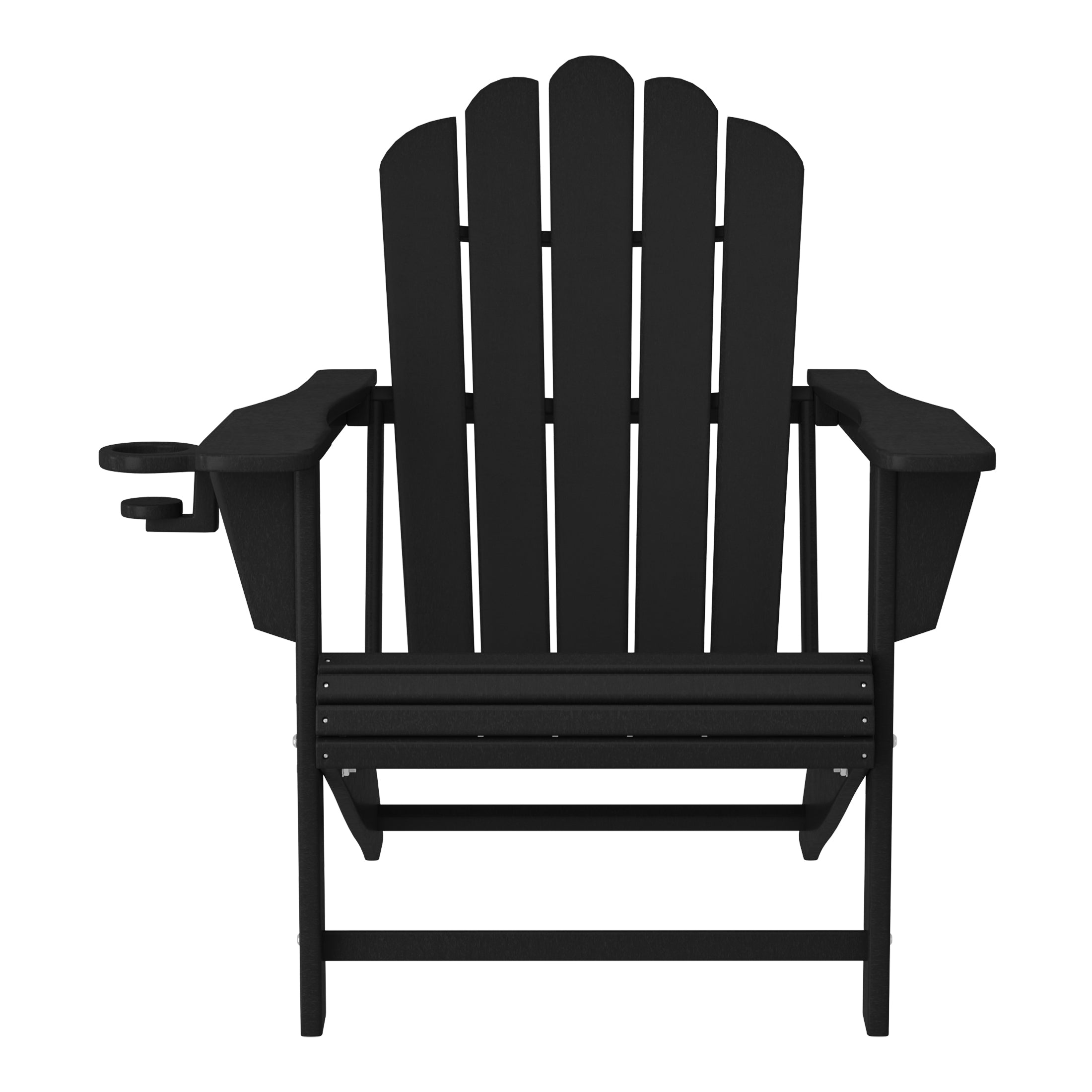 Lakeview 3-Piece Adirondack Chairs with Cup Holders and Coffee Table Set