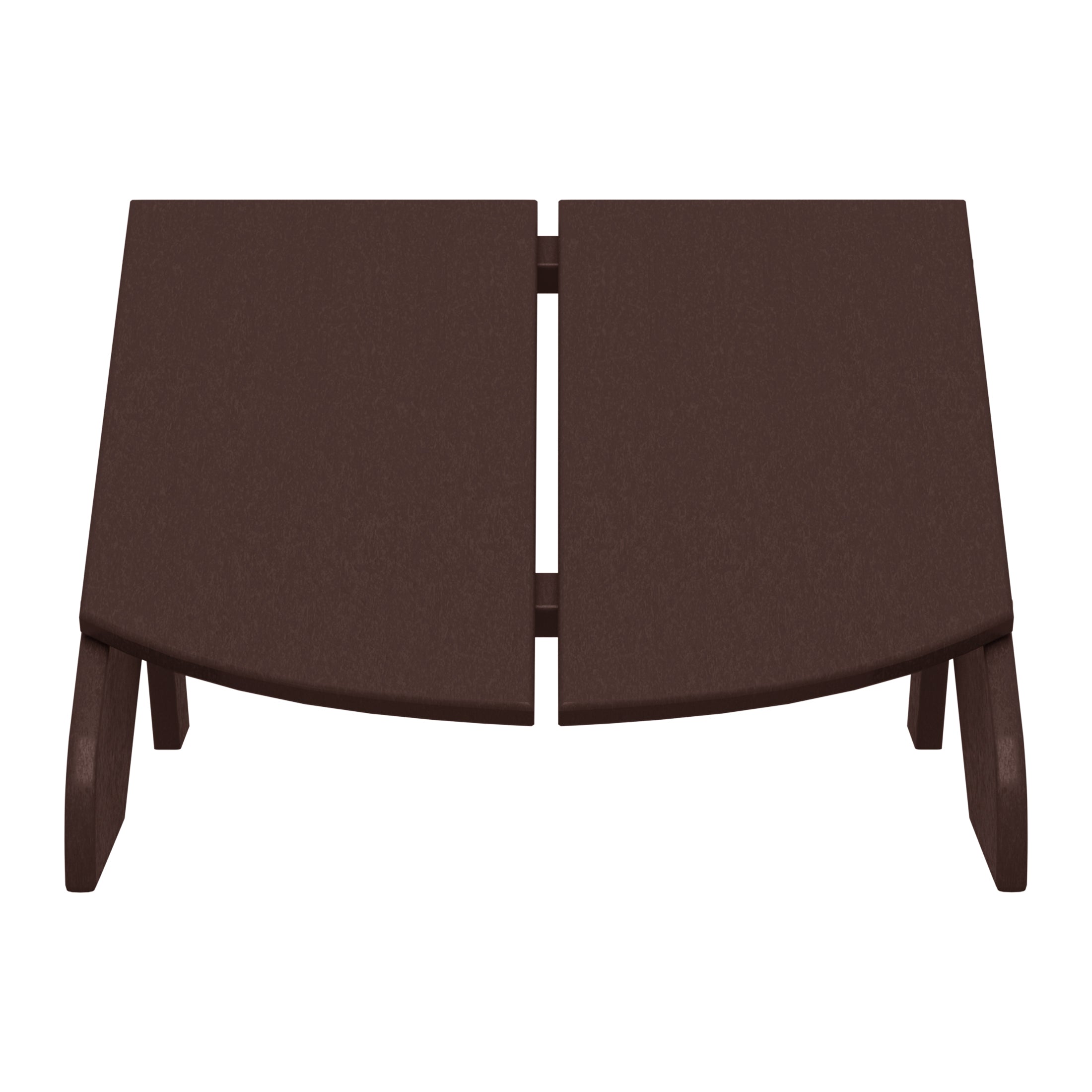 Seaview Modern HDPE Plastic Folding Patio Adirondack Ottoman