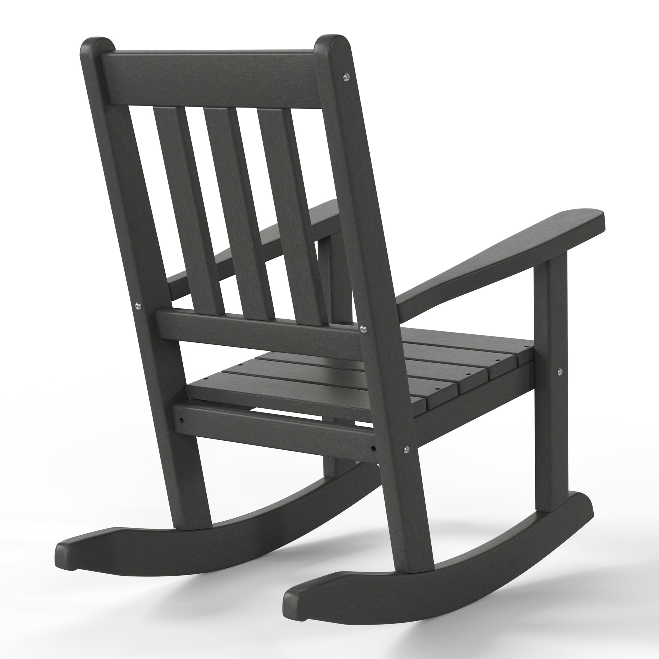 Paradise Outdoor HDPE Plastic Preschool Toddler Rocking Chairs (Set of 2)