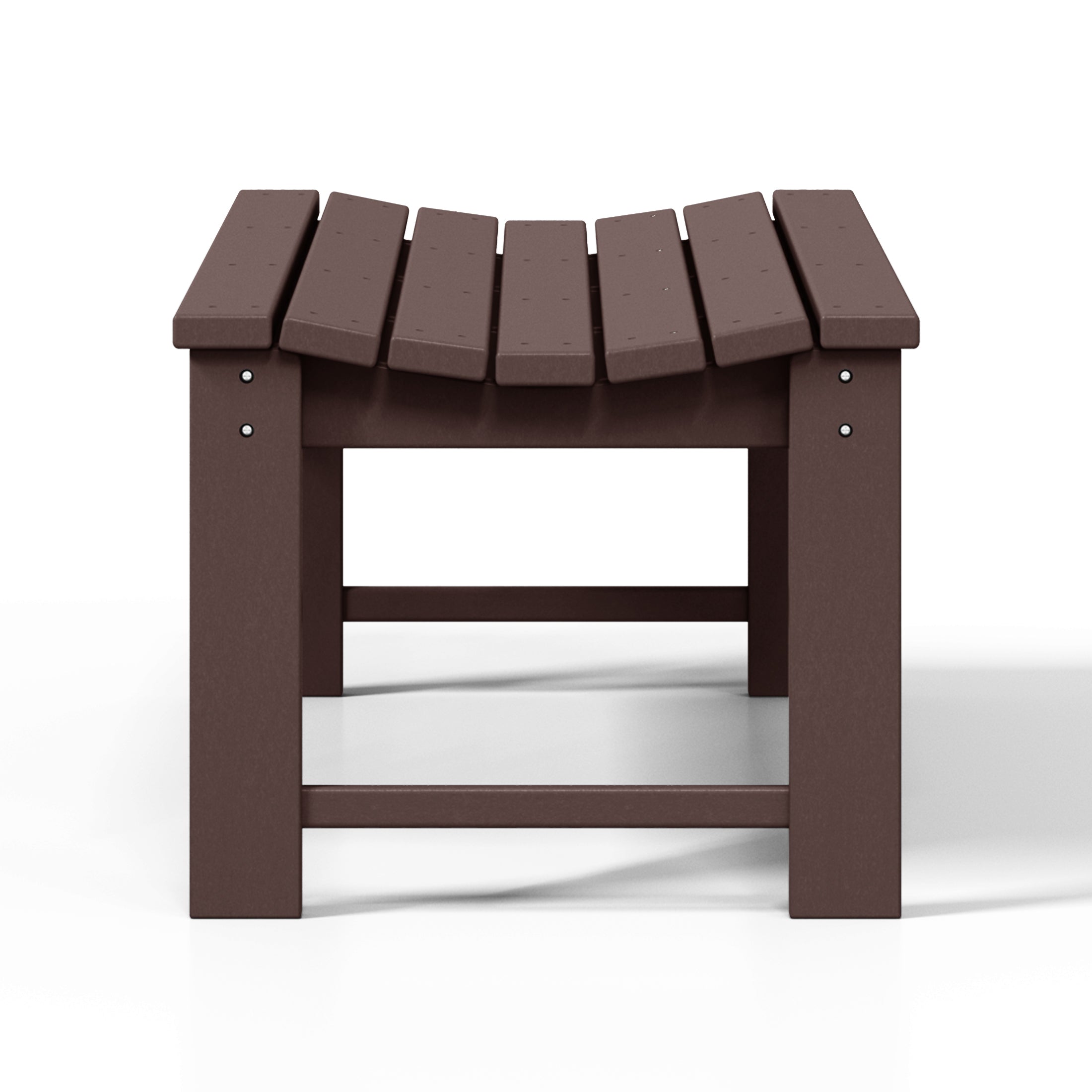 Paradise Westintrends 48" length backless Poly Westin Trendsod Outdoor / Garden bench