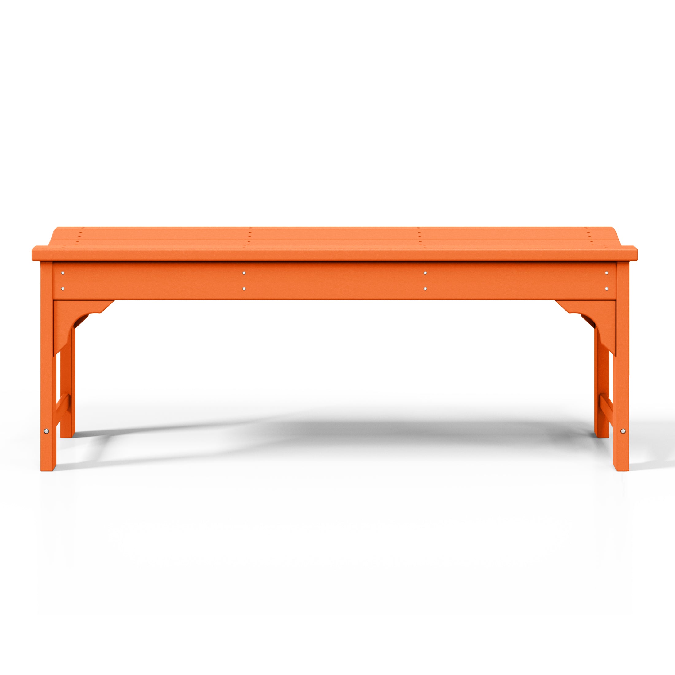 Paradise 48" length backless Poly Wood Outdoor / Garden bench