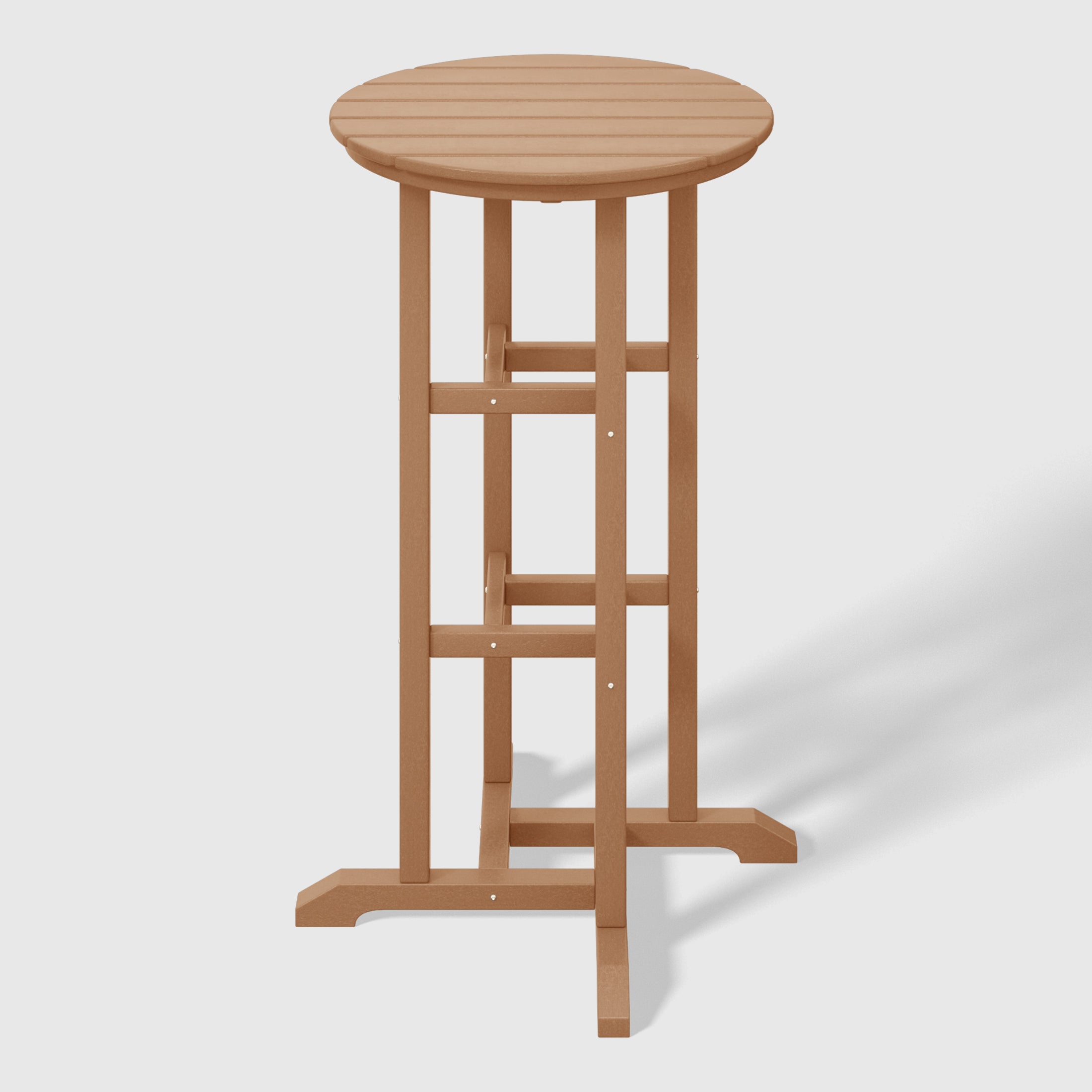 Paradise Outdoor Patio Bar Height Table and Bar Stool 4-Piece Dining Set