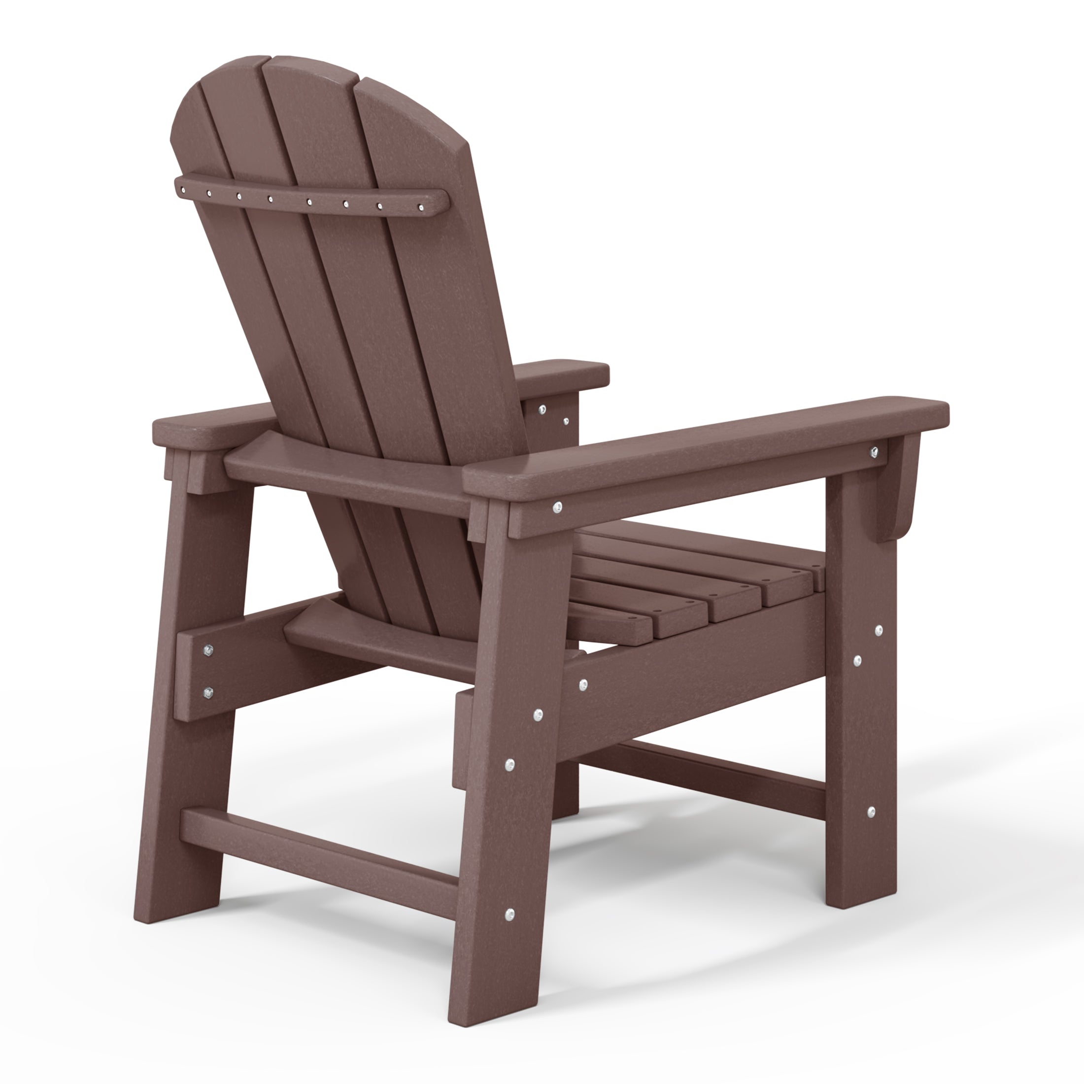 Paradise Kids Outdoor Adirondack Plastic Patio Chair (Set of 2)