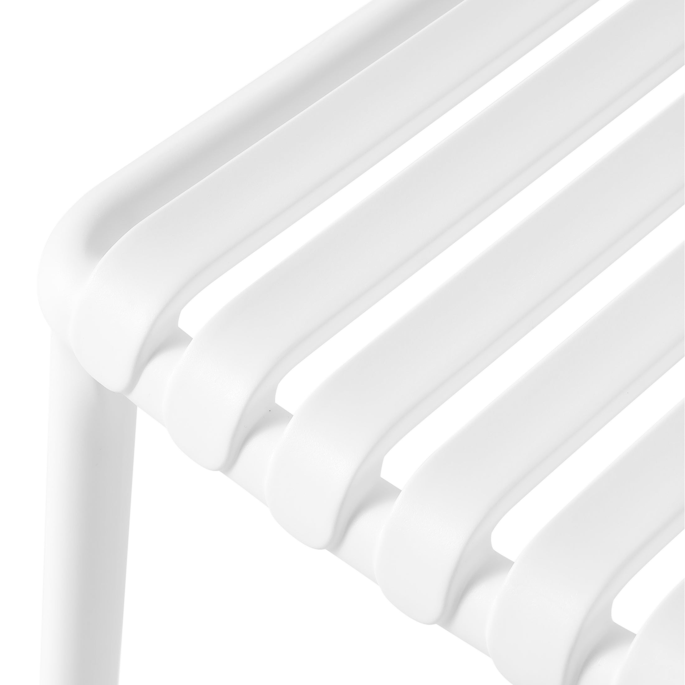 Sunshine Outdoor Stackable Polypropylene Plastic Dining Side Chairs (Set of 2)