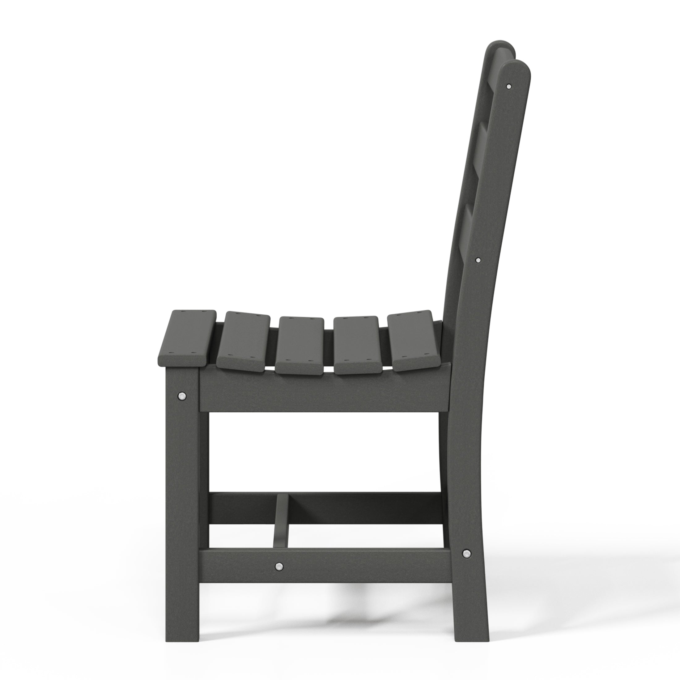 Palms Outdoor HDPE Patio Classic Armless Dining Side Chair