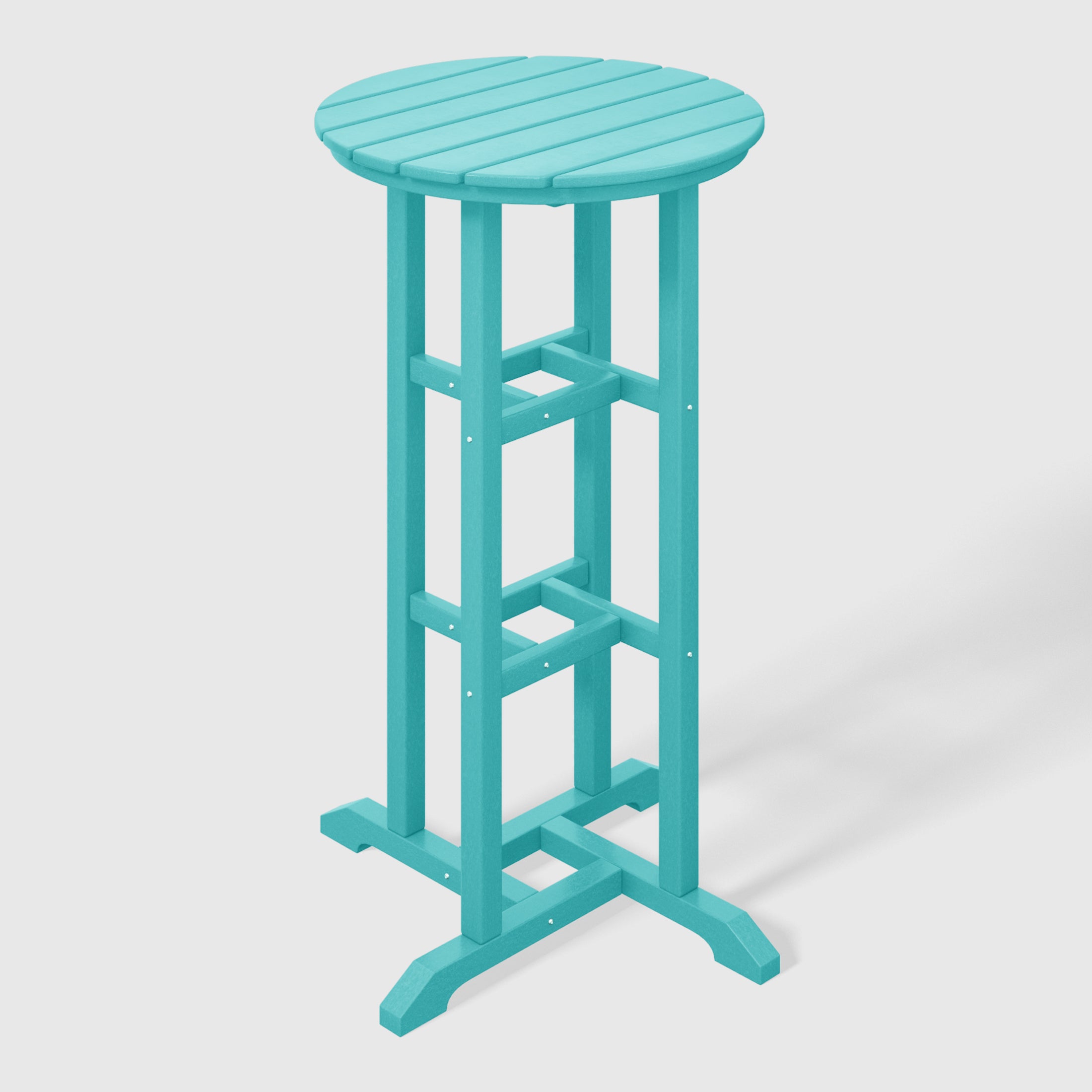 Paradise Outdoor Patio Bar Height Table and Bar Stool 4-Piece Dining Set