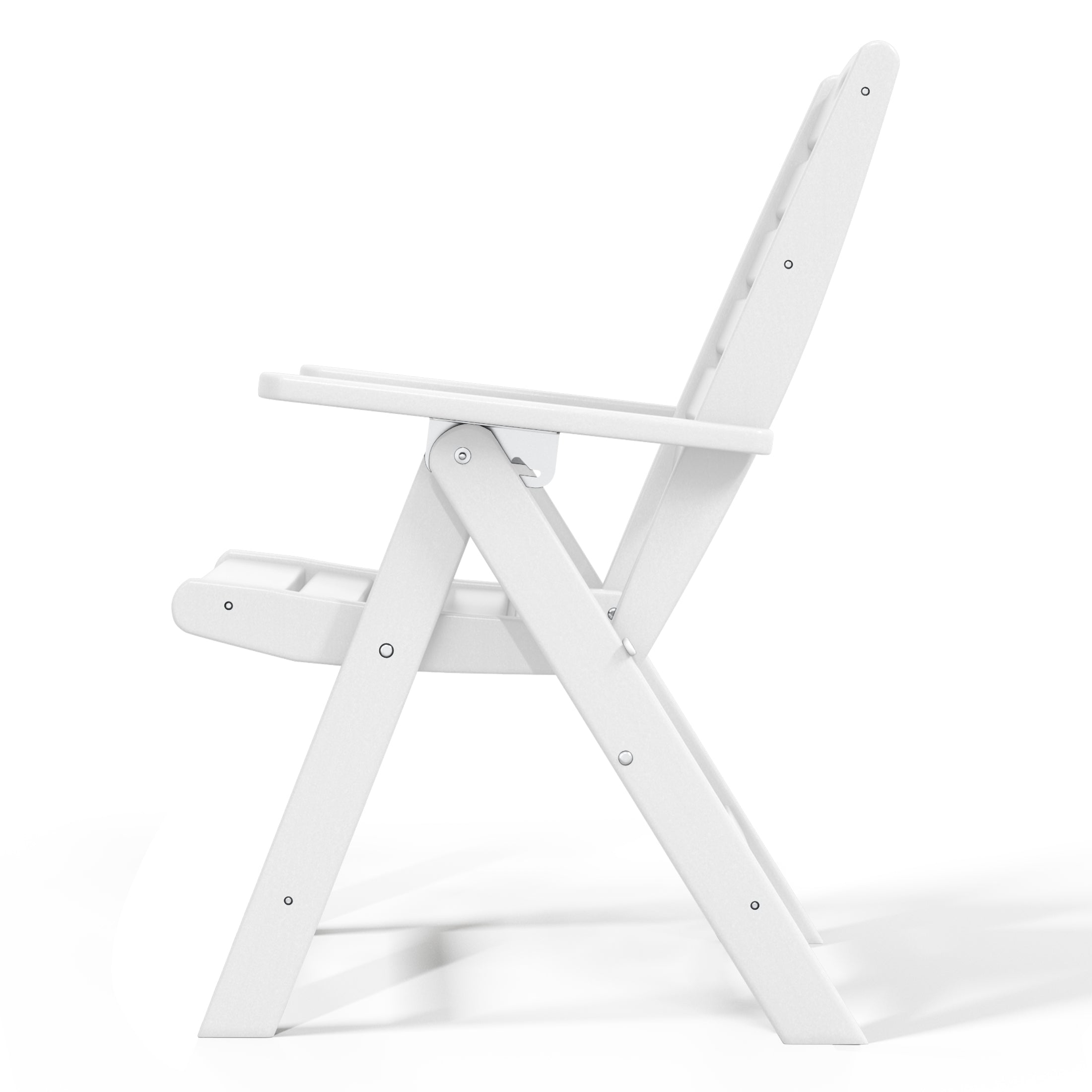 Paradise HDPE Adjustable Highback Folding Patio Dining Chair