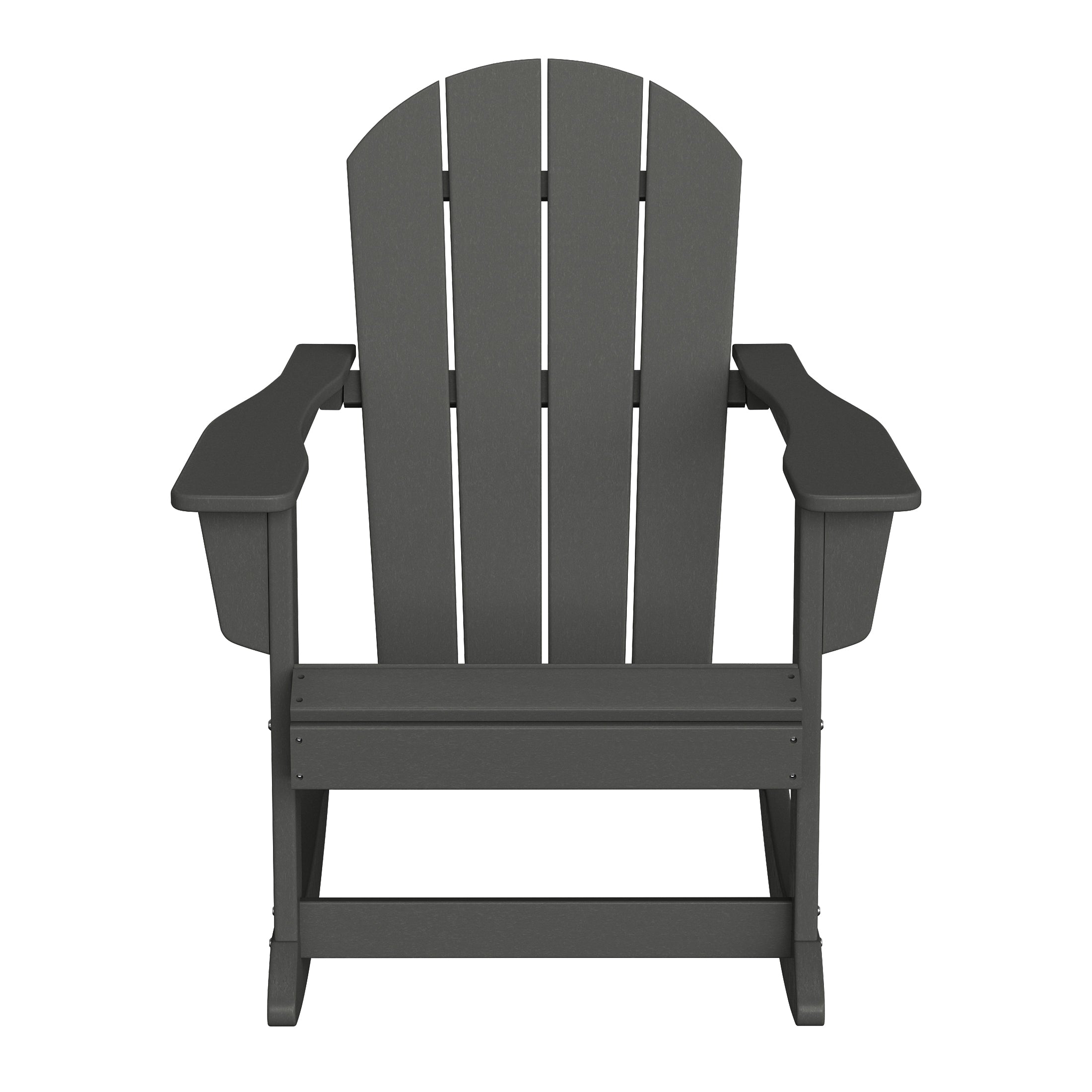 Paradise 3-Piece set Outdoor / Patio Poly Adirondack rocking chairs with a side table ( 2 seater )