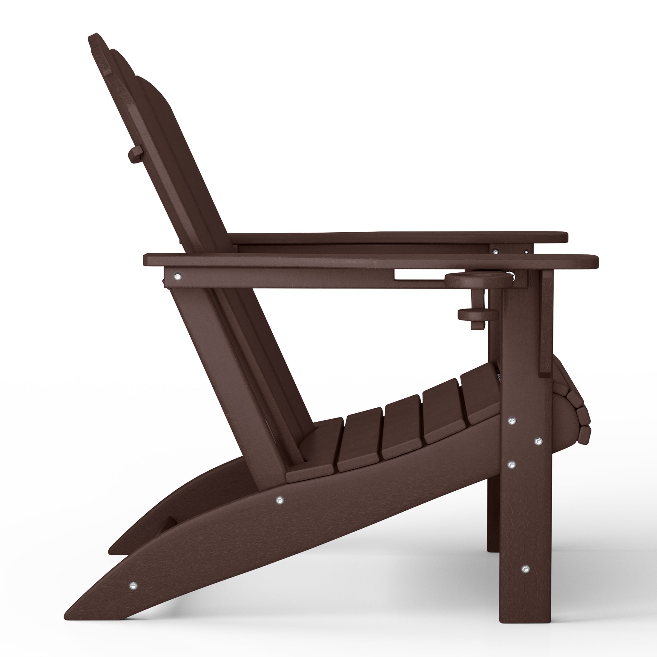 Lakeview 3-Piece Adirondack Chairs with Cup Holders and Coffee Table Set