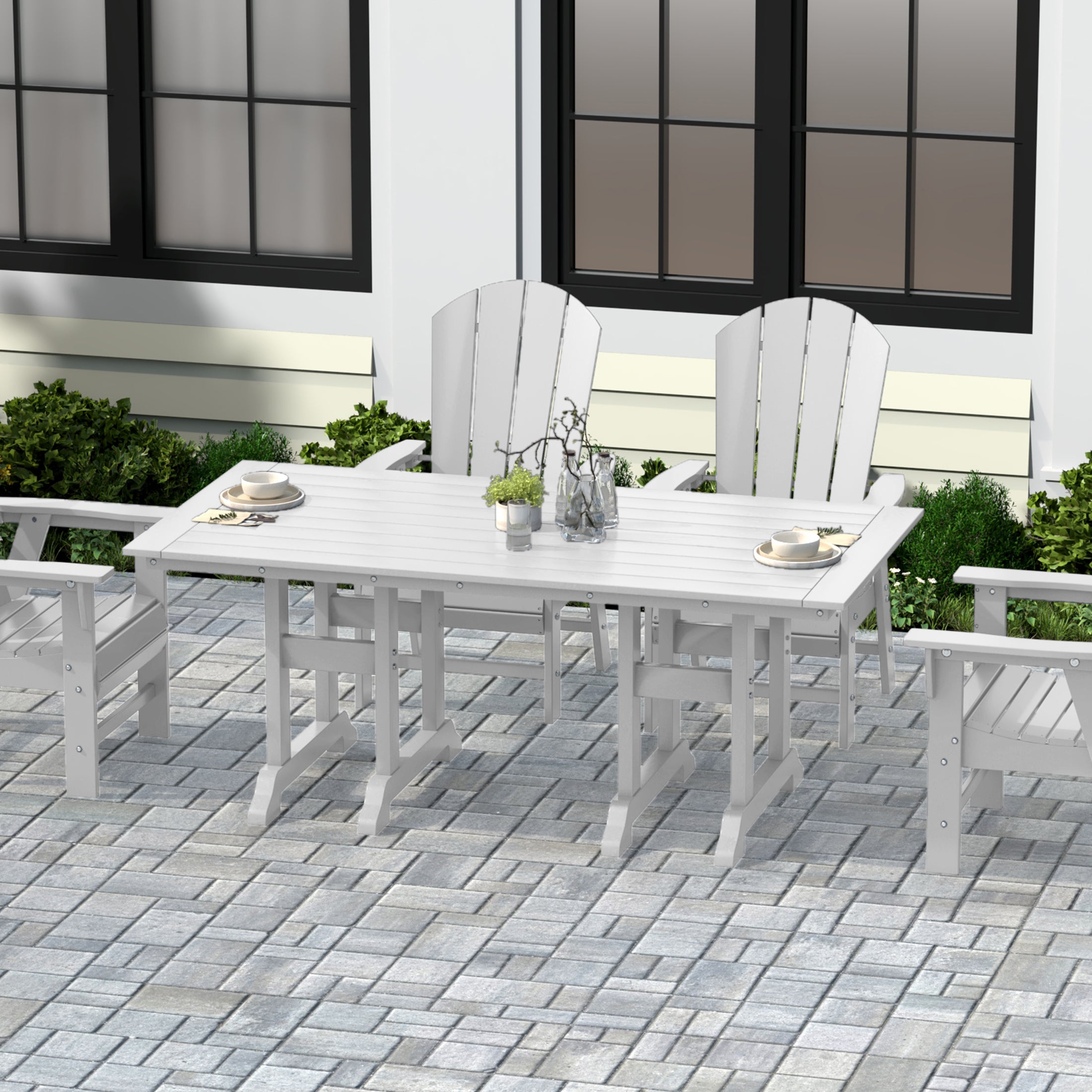 Paradise 71" Outdoor Patio Dining Table