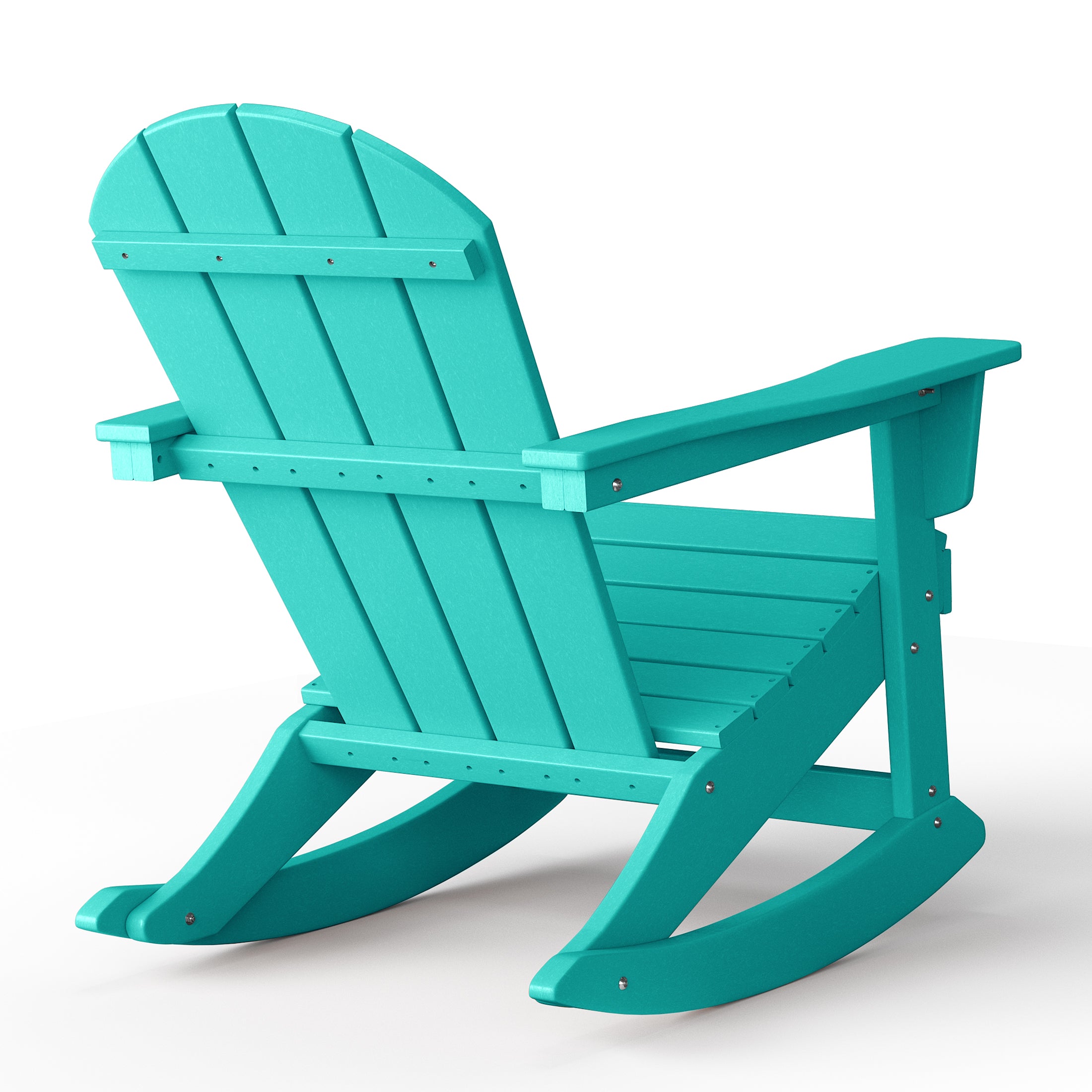 Paradise 2 piece set Outdoor / Patio Poly Adirondack rocking chairs ( 2 seater )