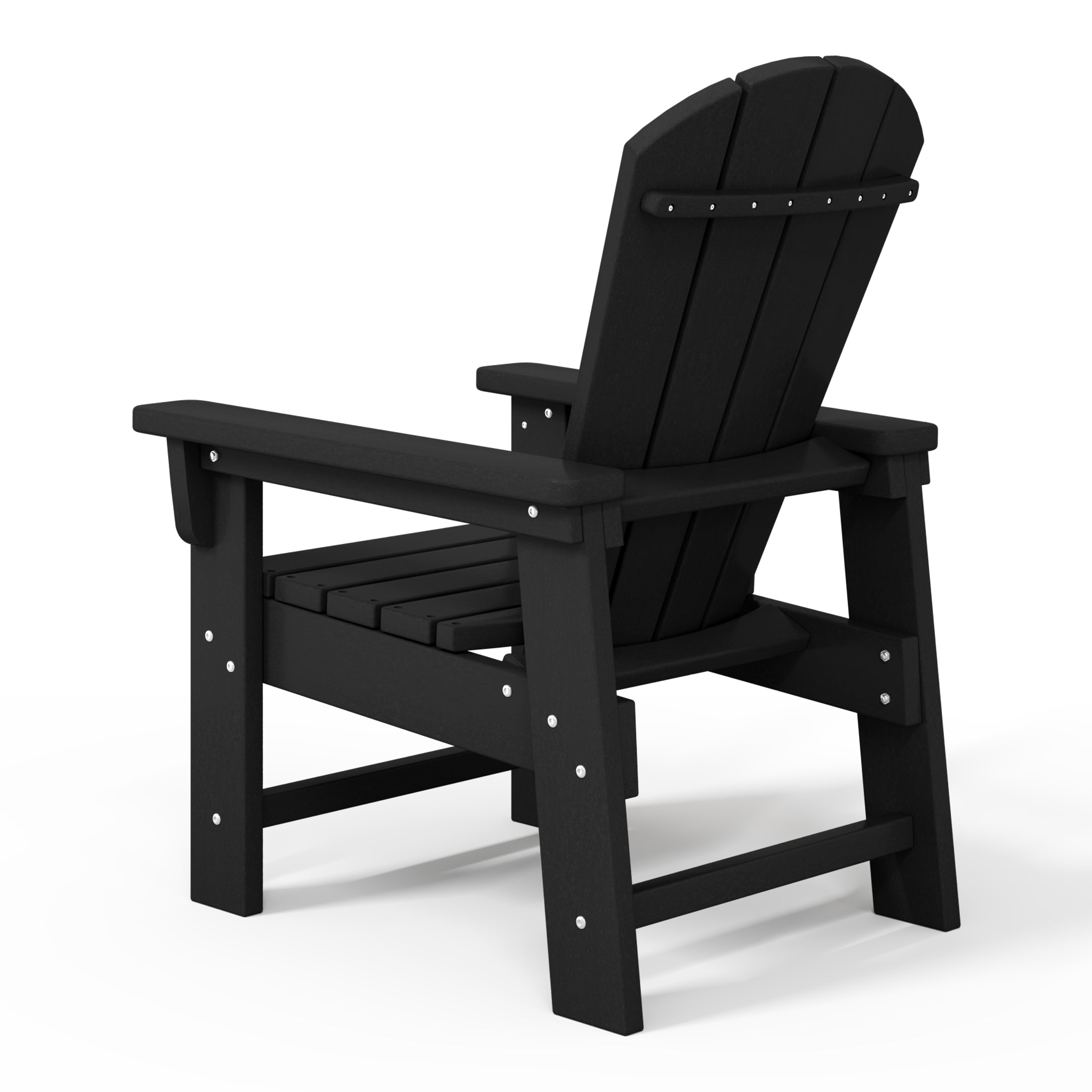 Paradise Kids Outdoor Adirondack Plastic Patio Chair (Set of 2)