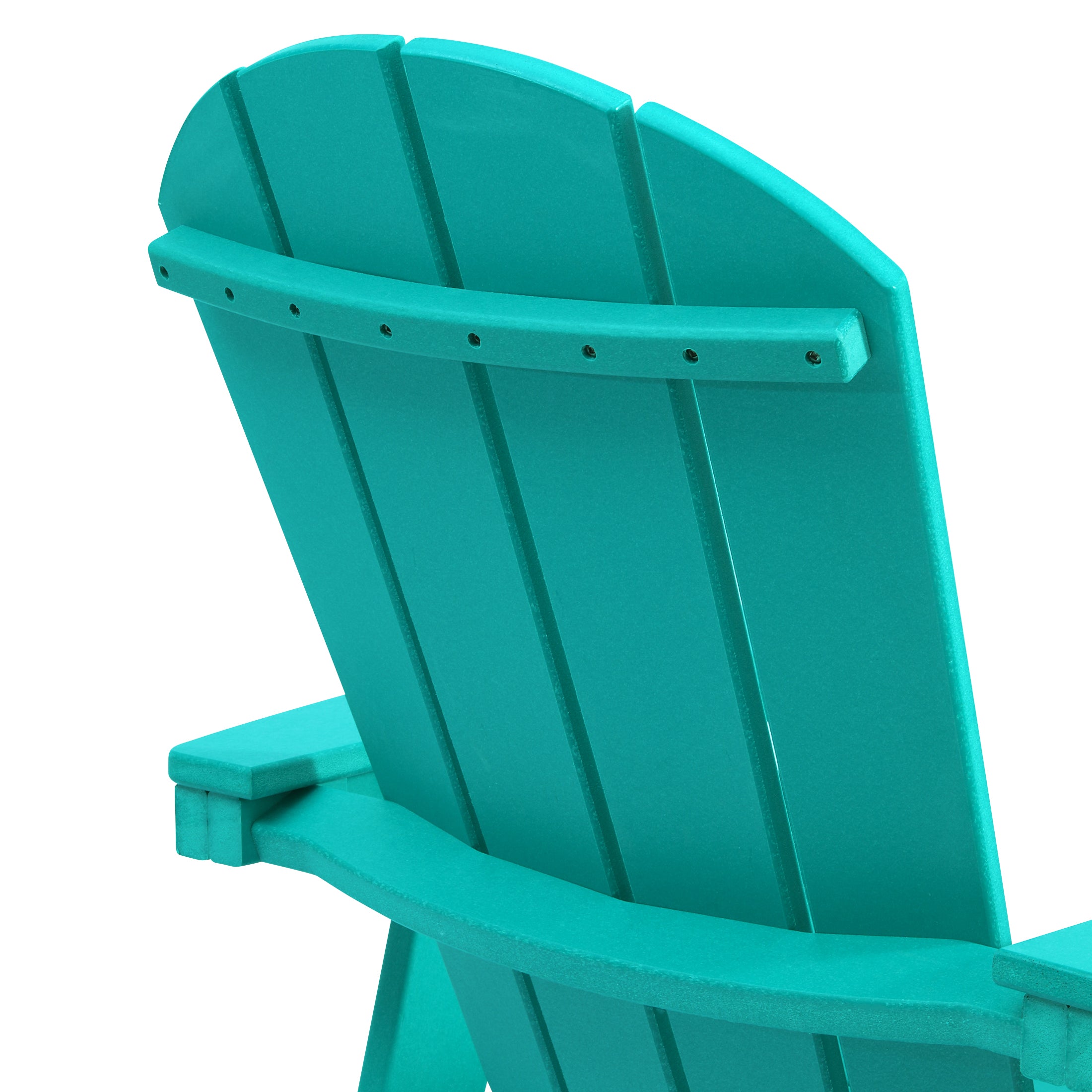 Paradise Outdoor HDPE Adirondack Swivel Counter Height Bar Chair With Cup Holder