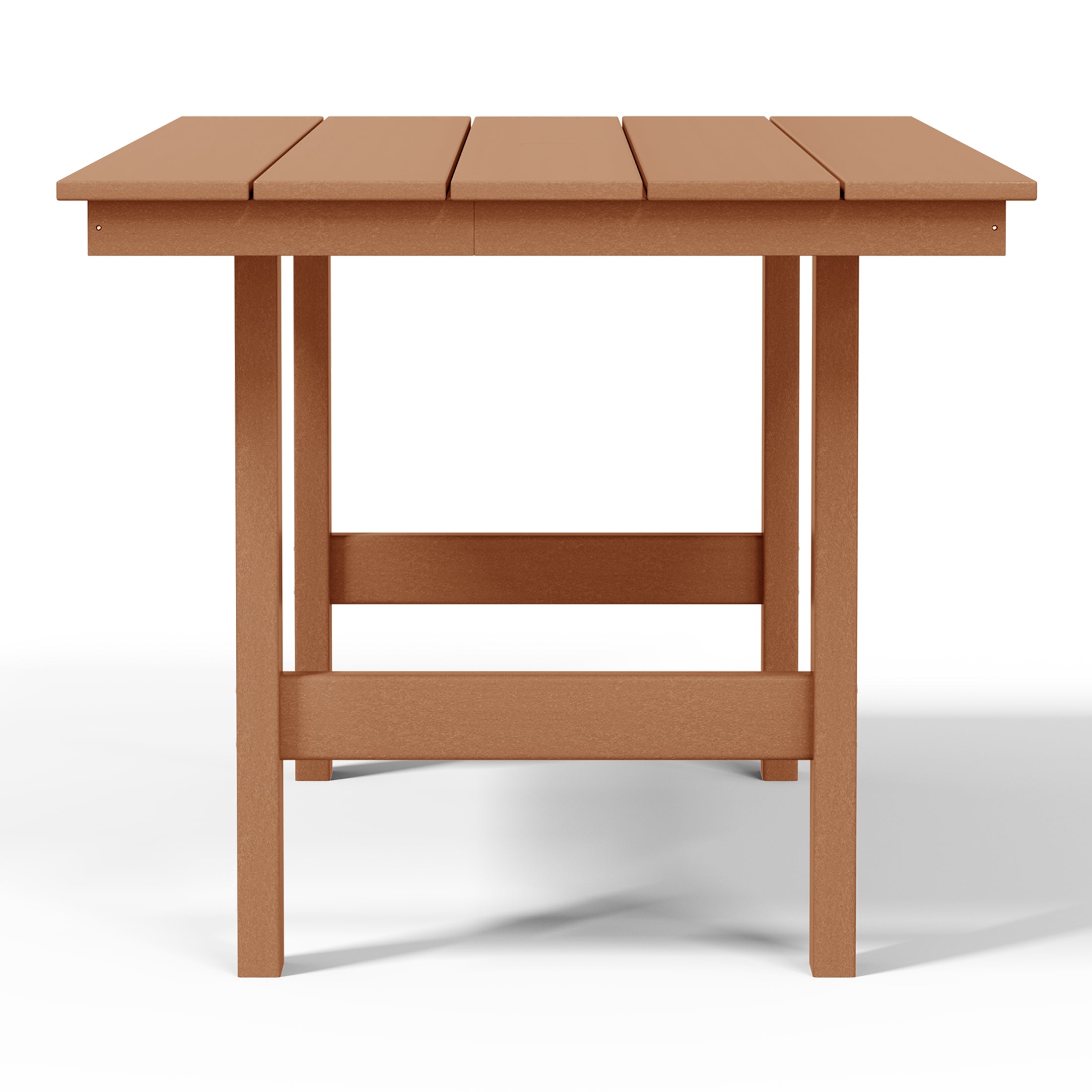 Palms 6-Piece Outdoor HDPE Rectangular Patio Dining Table Set with Bench