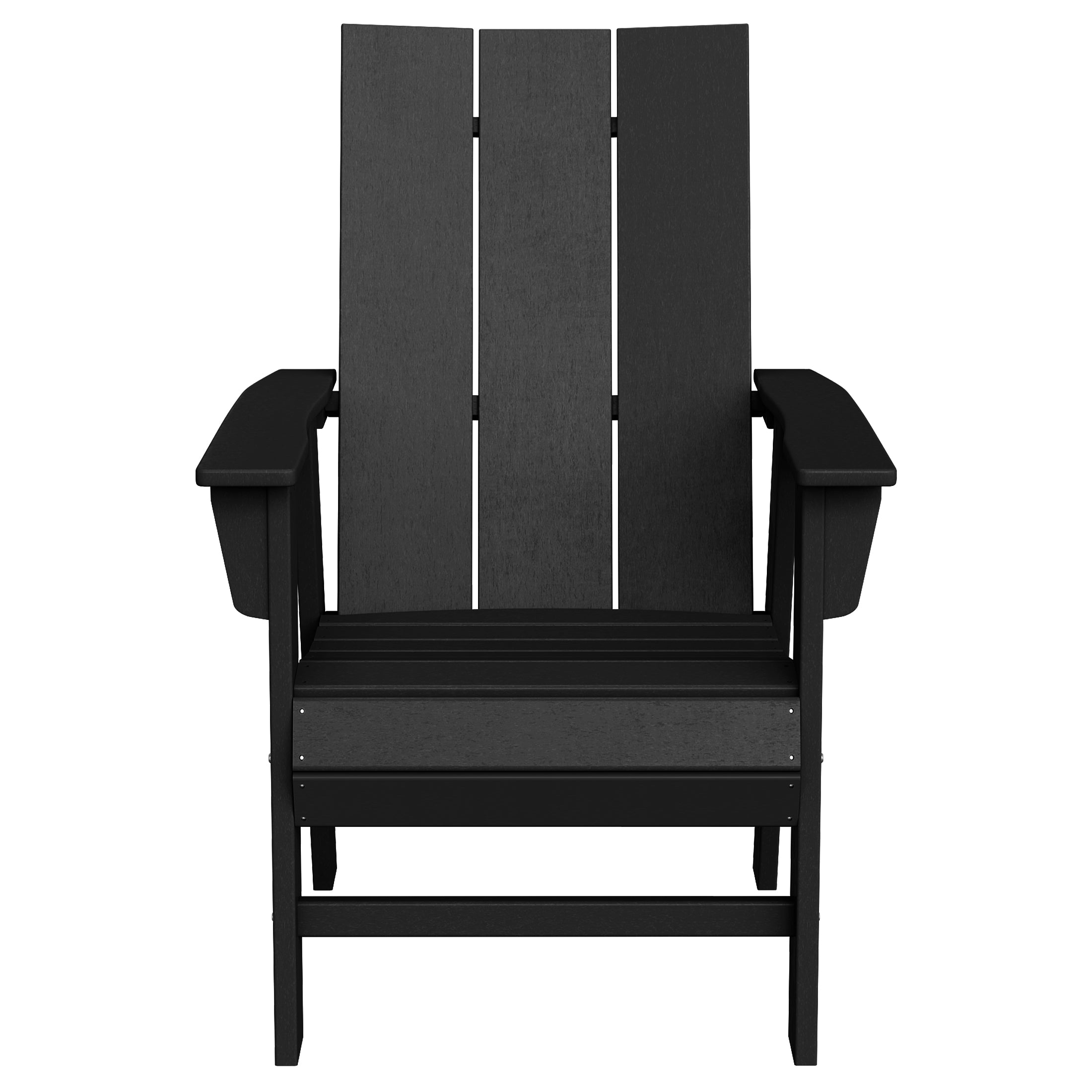 Palms Outdoor Patio HDPE Plastic Modern Adirondack Dining Chair