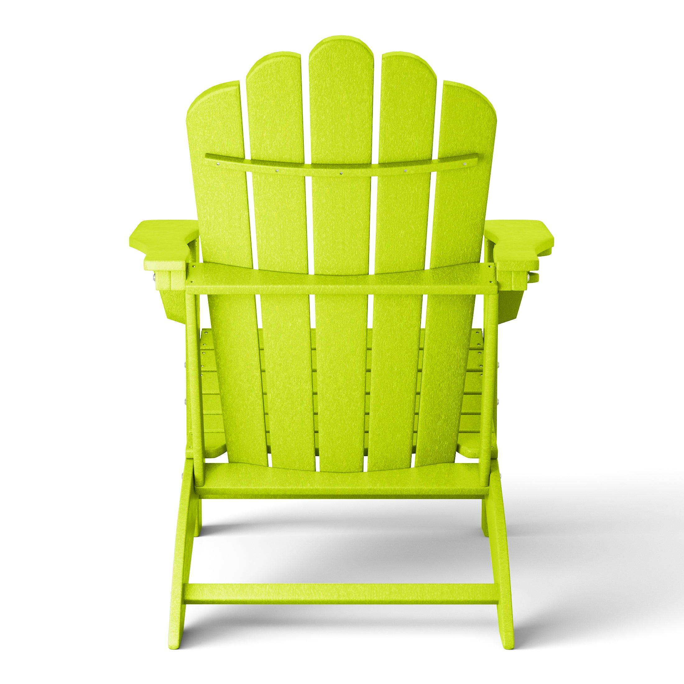 Lakeview 12-Piece HDPE Outdoor Patio Furniture Adirondack Chair Conversation Table Set