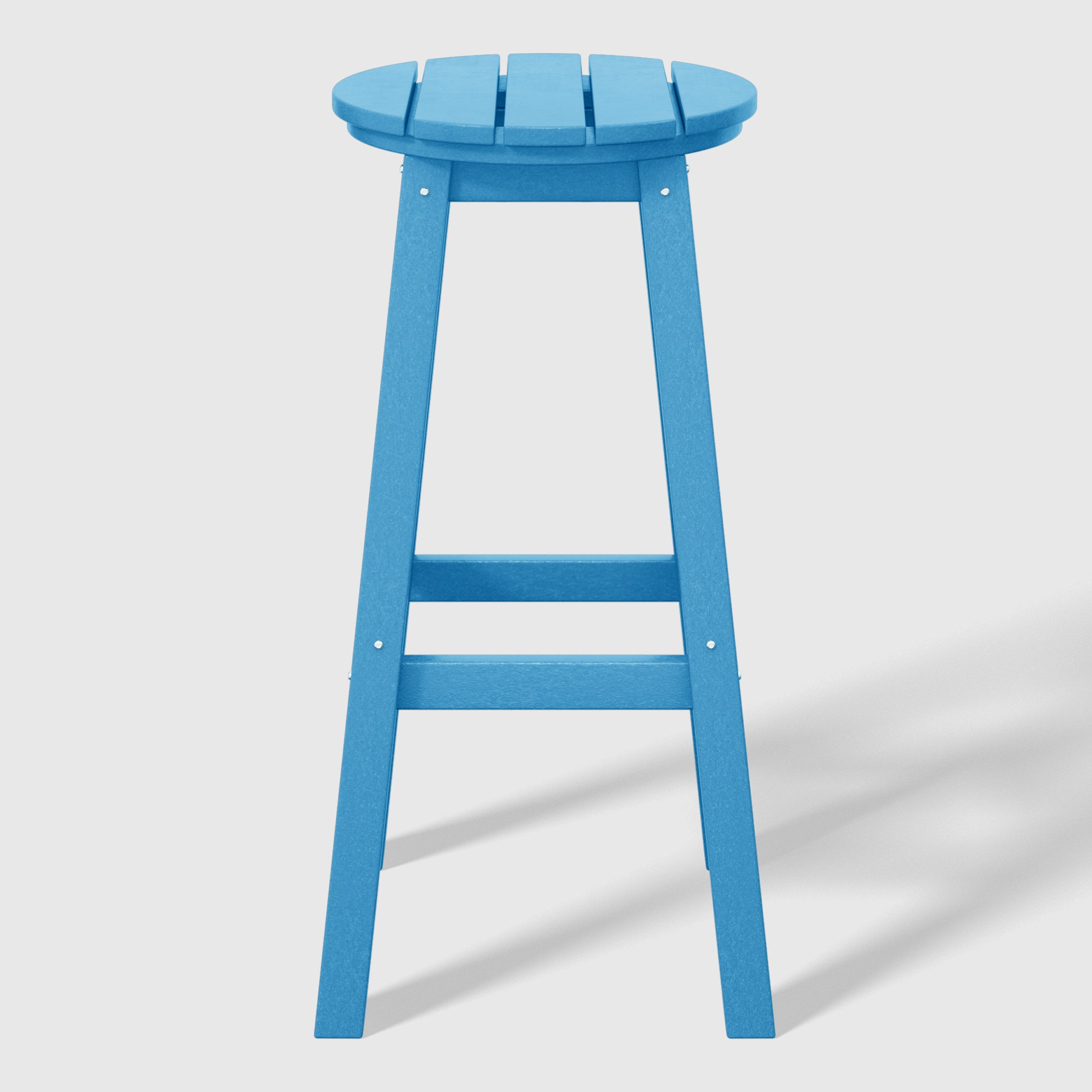 Paradise 29" HDPE Outdoor Patio Round Bar Stool Set of 3