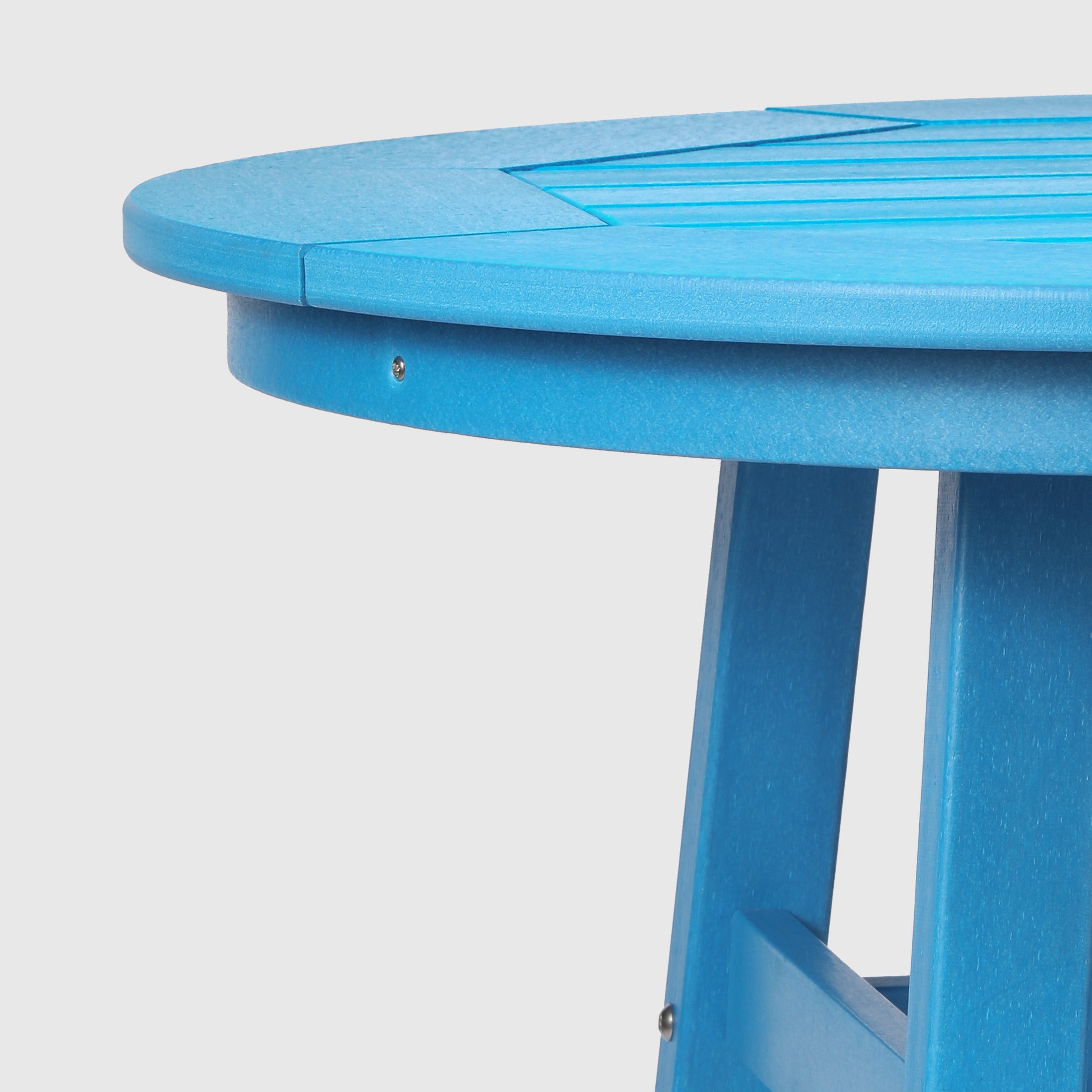 Paradise 5-Piece HDPE Outdoor Patio Dining Bar Bistro Table Set with Bar Stools