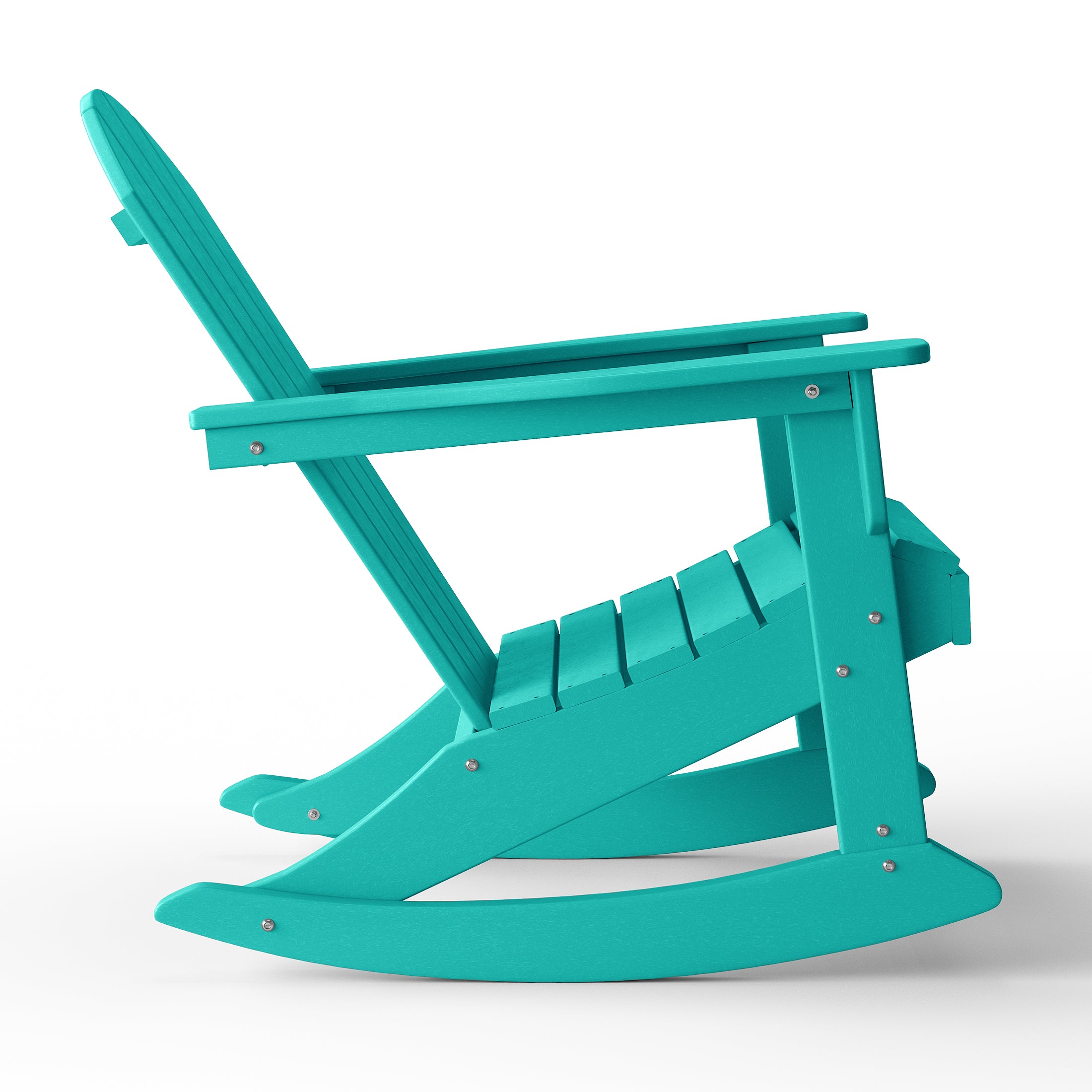 Paradise 2 piece set Outdoor / Patio Poly Adirondack rocking chairs ( 2 seater )