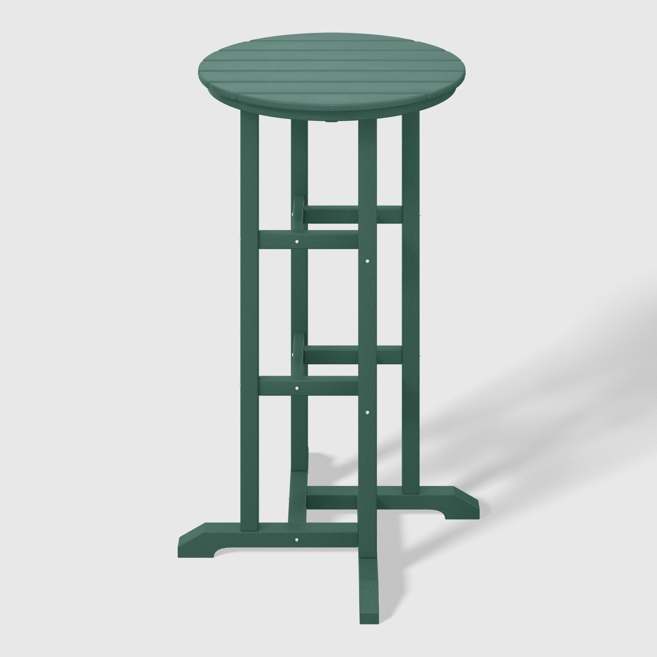 Paradise Outdoor Patio Bar Height Table and Bar Stool 4-Piece Dining Set