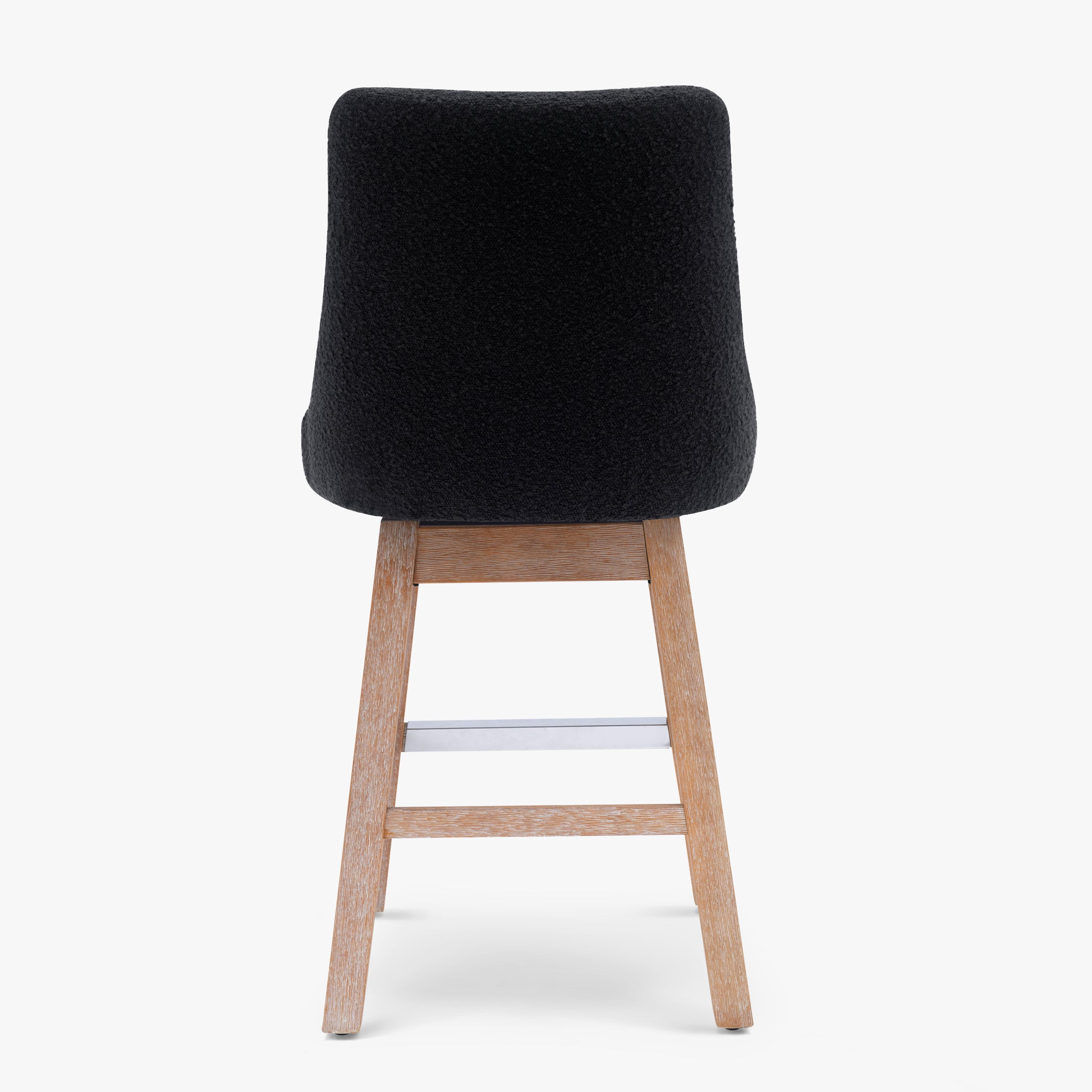 Amélie 26" Upholstered Swivel Counter Height Bar Stool