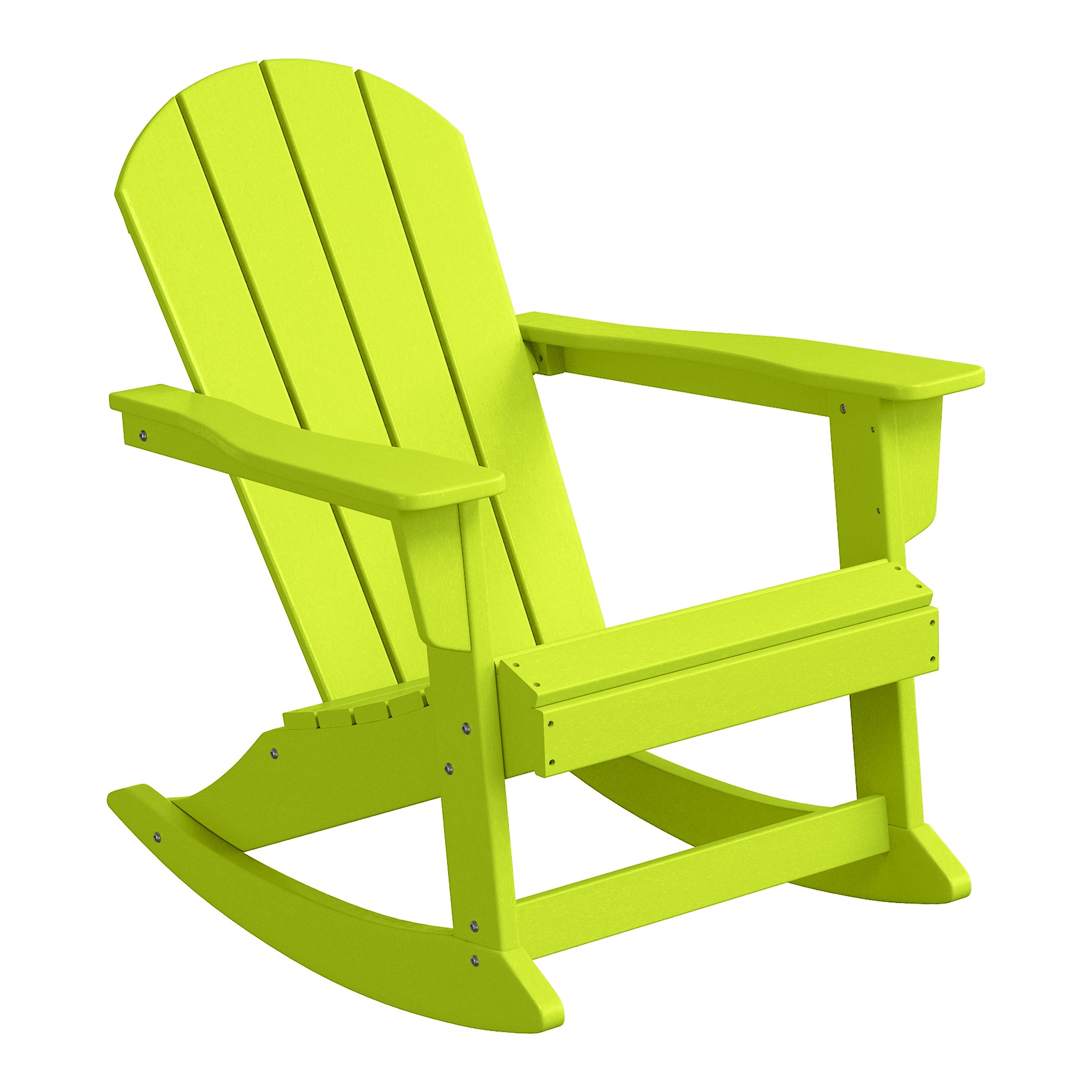 Paradise 2 piece set Outdoor / Patio Poly Adirondack rocking chairs ( 2 seater )