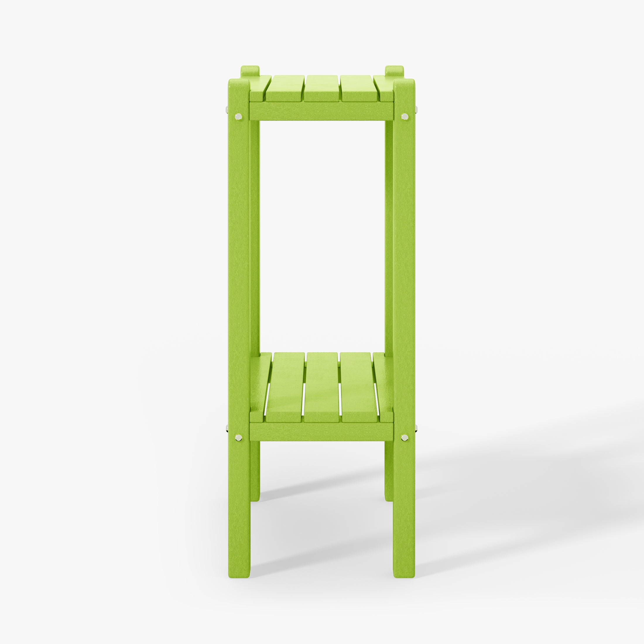 Paradise 36" Outdoor Adirondack HDPE 2-Tier Patio Side Table