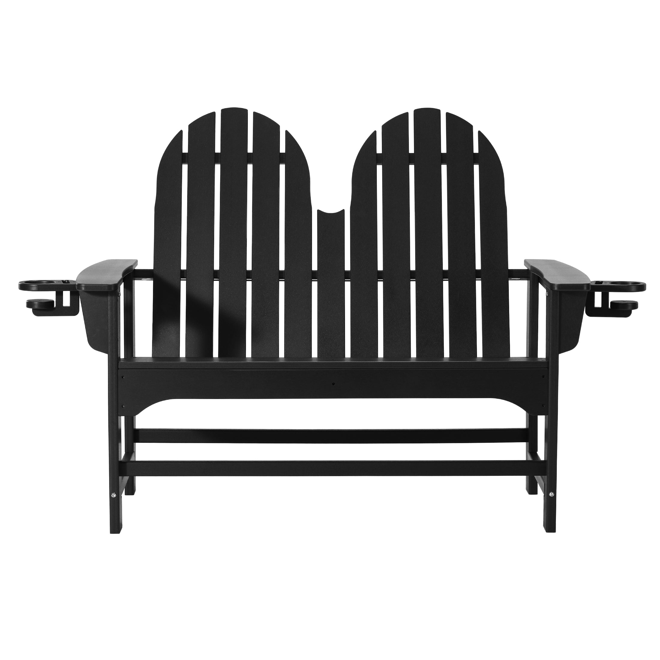 Savannah Outdoor Patio 49" HDPE Adirondack Garden Bench